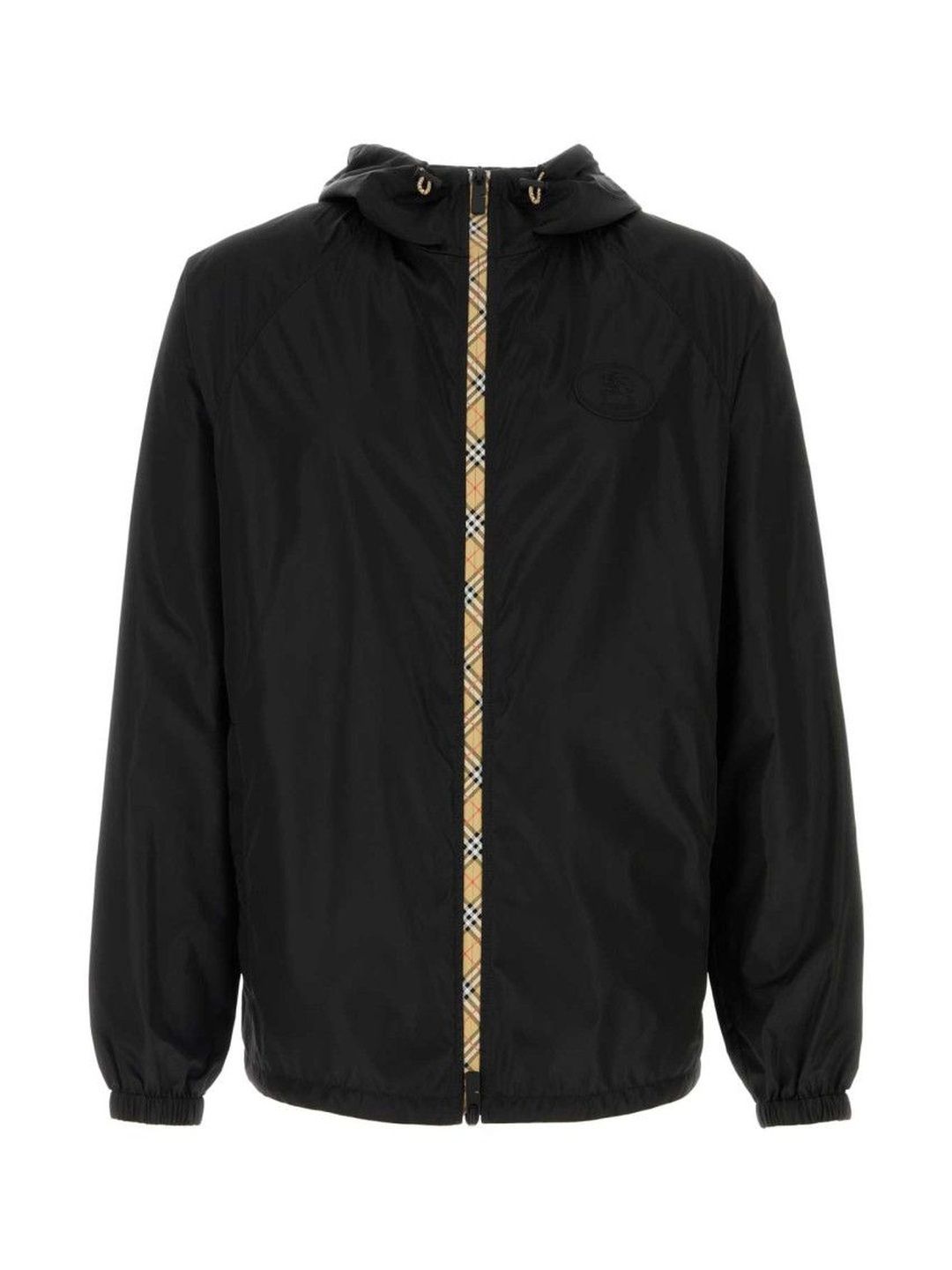 Burberry Black Logo Hood Jackets-picture-37