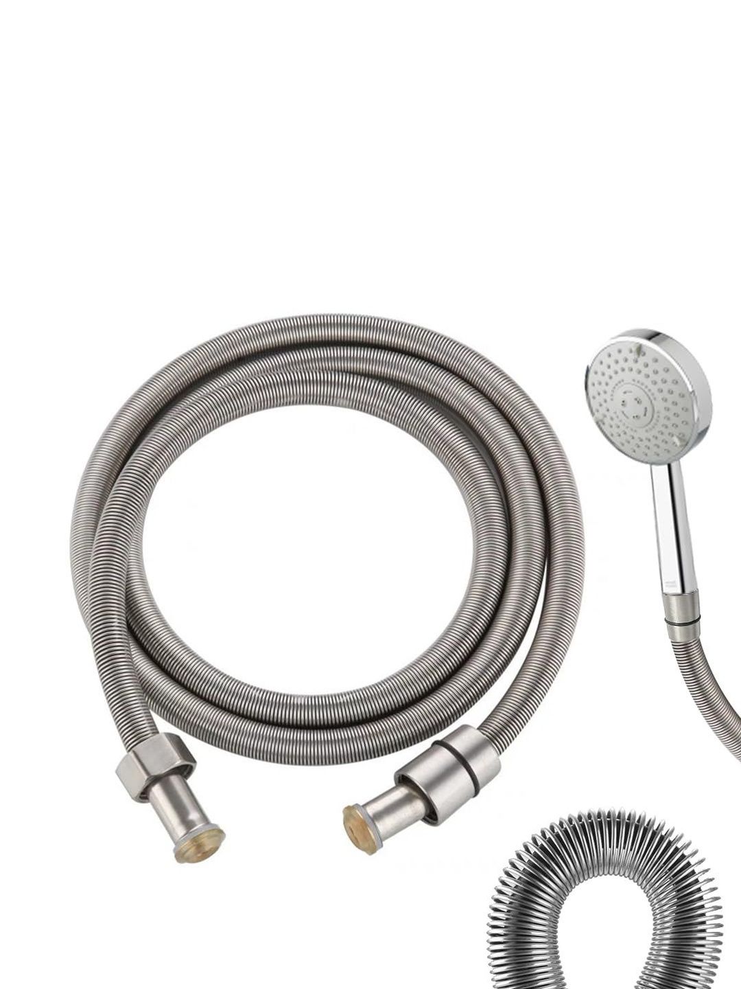 MAYCREATE Silver-Toned Solid Stainless Steel-picture-29