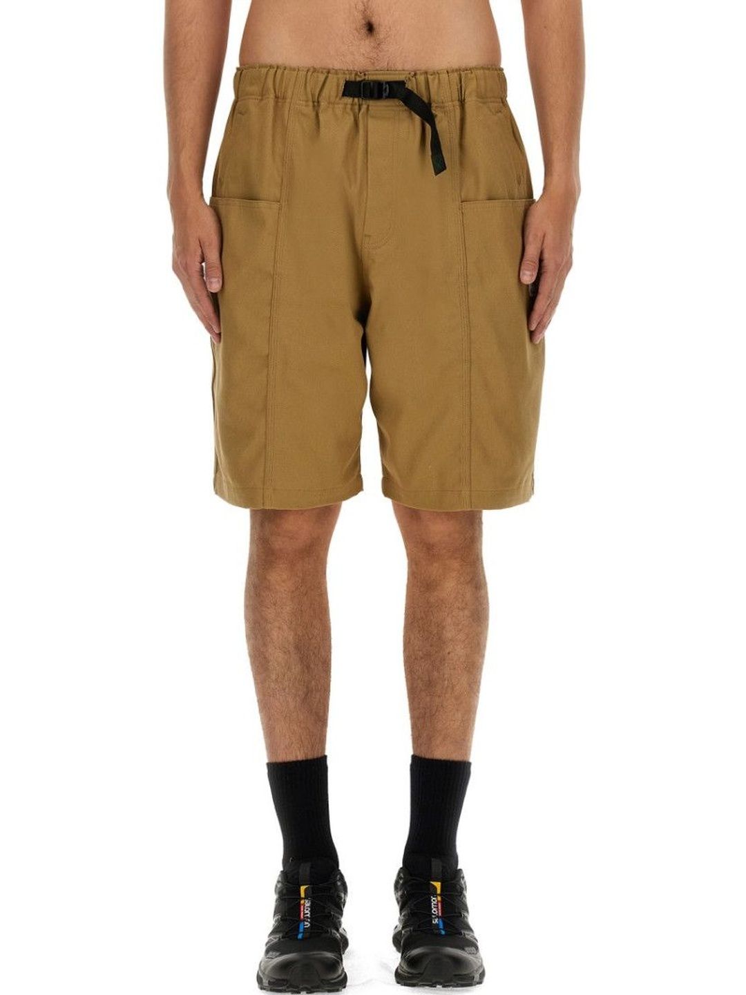 South2 West8 Brown Solid Shorts-picture-22
