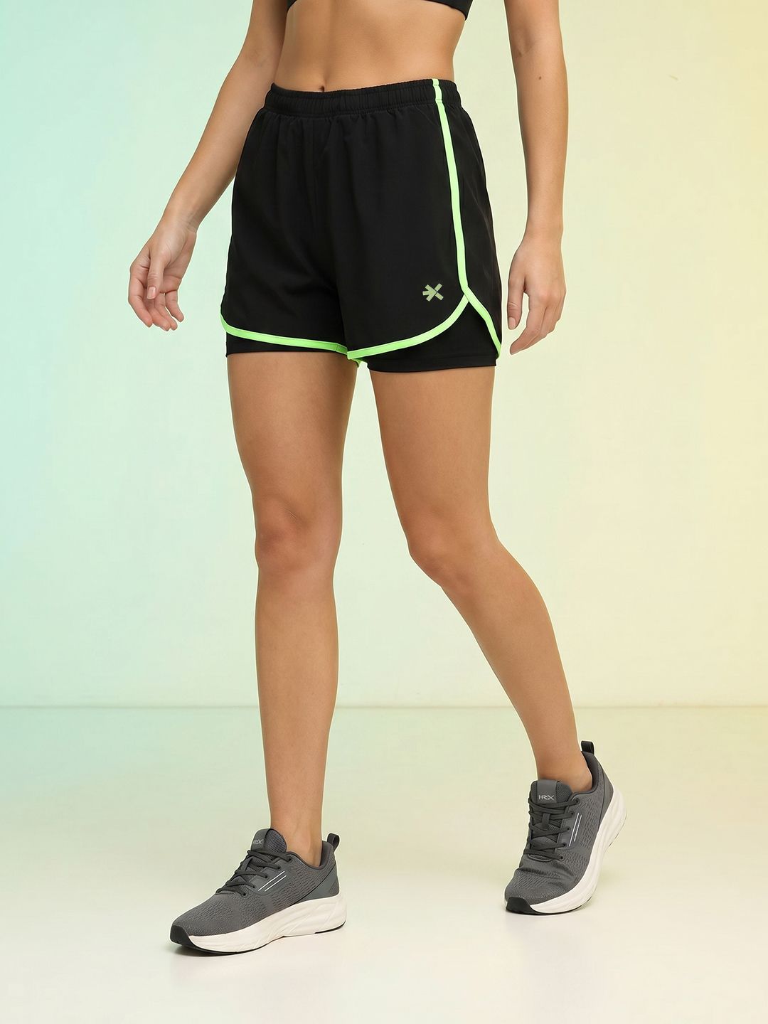 HRX by Hrithik Roshan Women Rapid-Dry Training Sports Shorts-picture-19