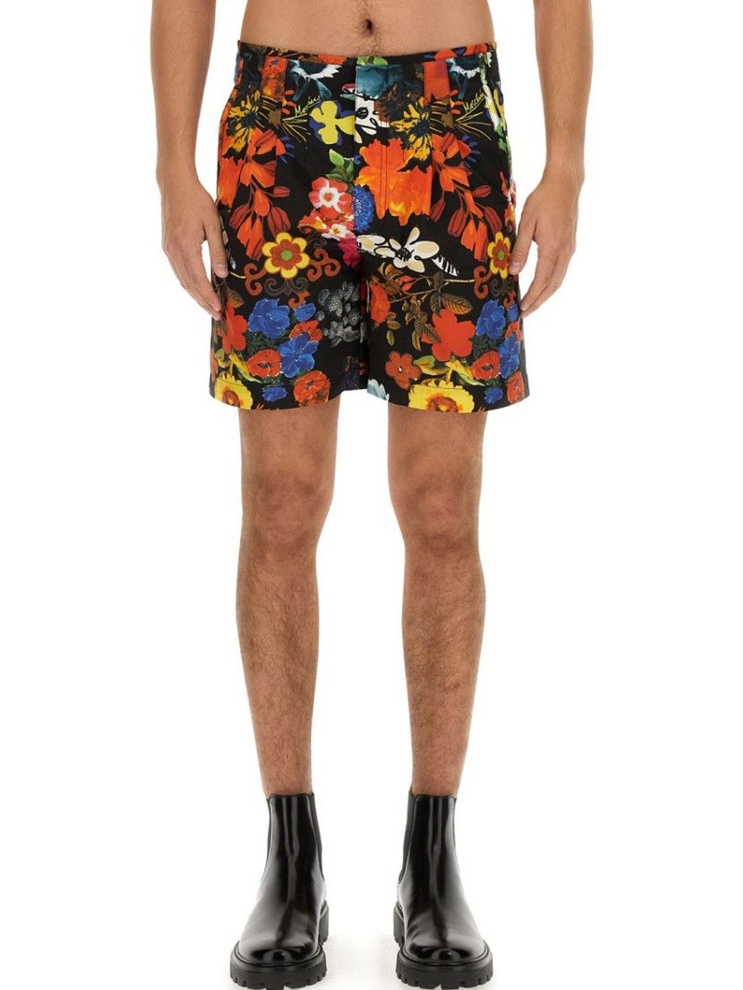 moschino Multicolor Floral Shorts-picture-56