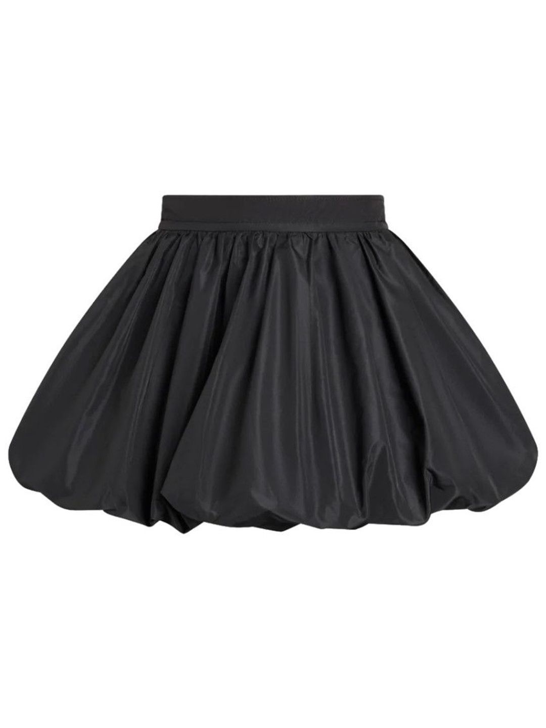 Patou Black Solid Balloon Mini Skirt-picture-12