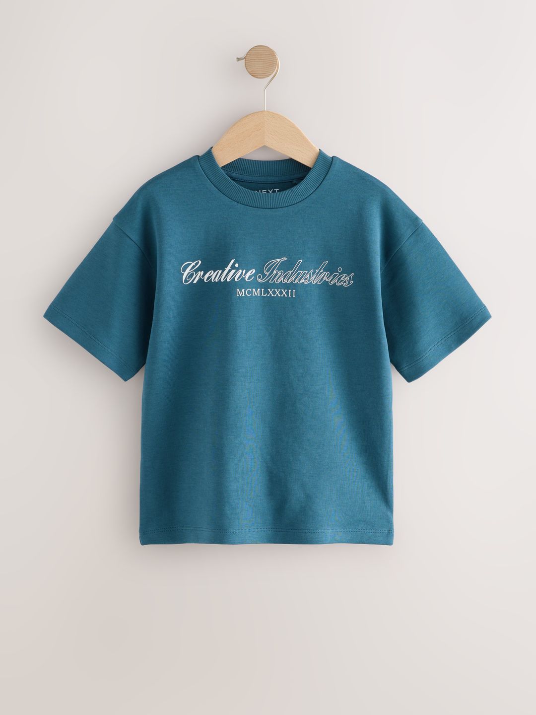 NEXT Boys Typography Drop-Shoulder Sleeves T-shirt-picture-23