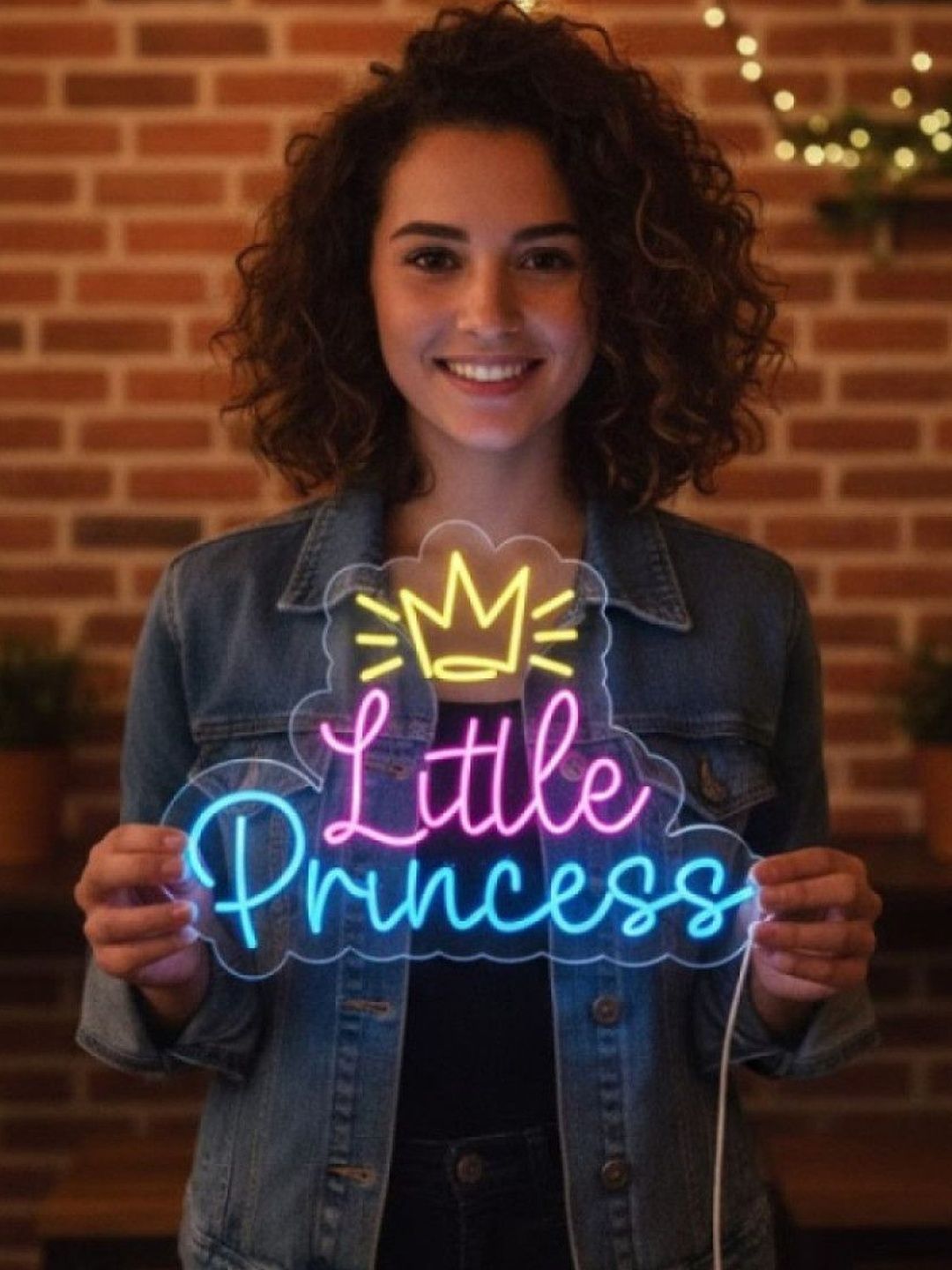 Custom Neon Little Princess Design String Light-picture-14