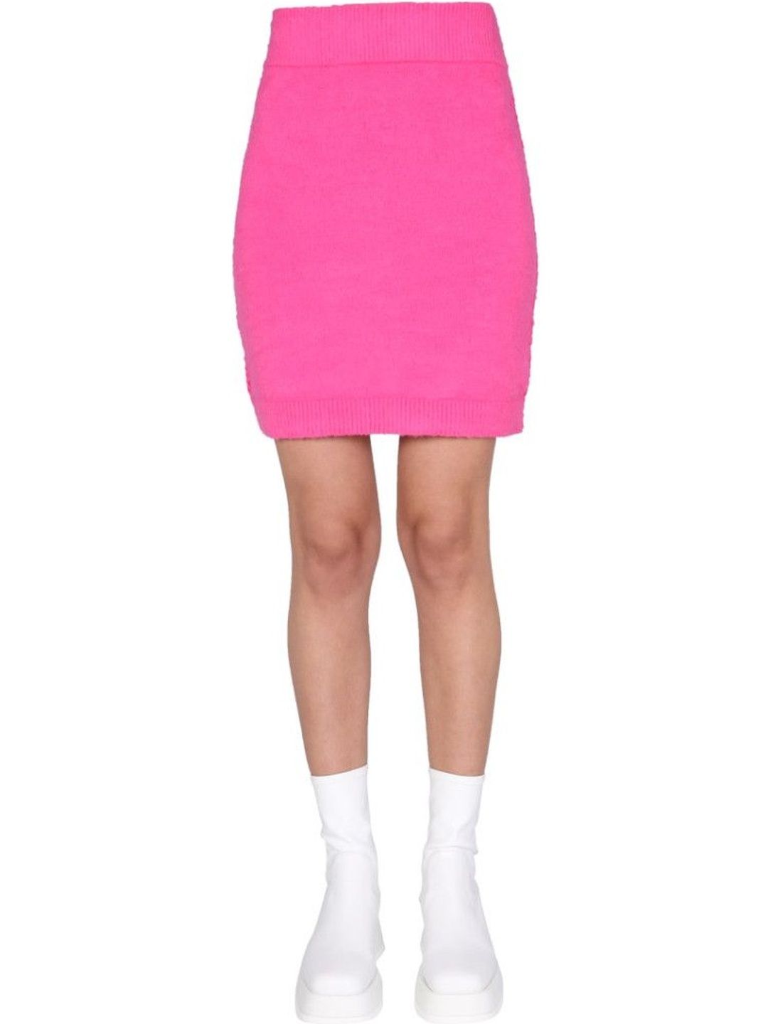 Helmut Lang Fuchsia Solid Mini Skirt-picture-27