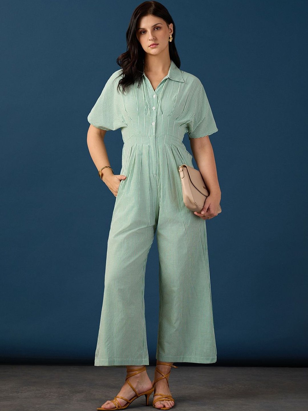 Globus Striped Basic Jumpsuit-image-42