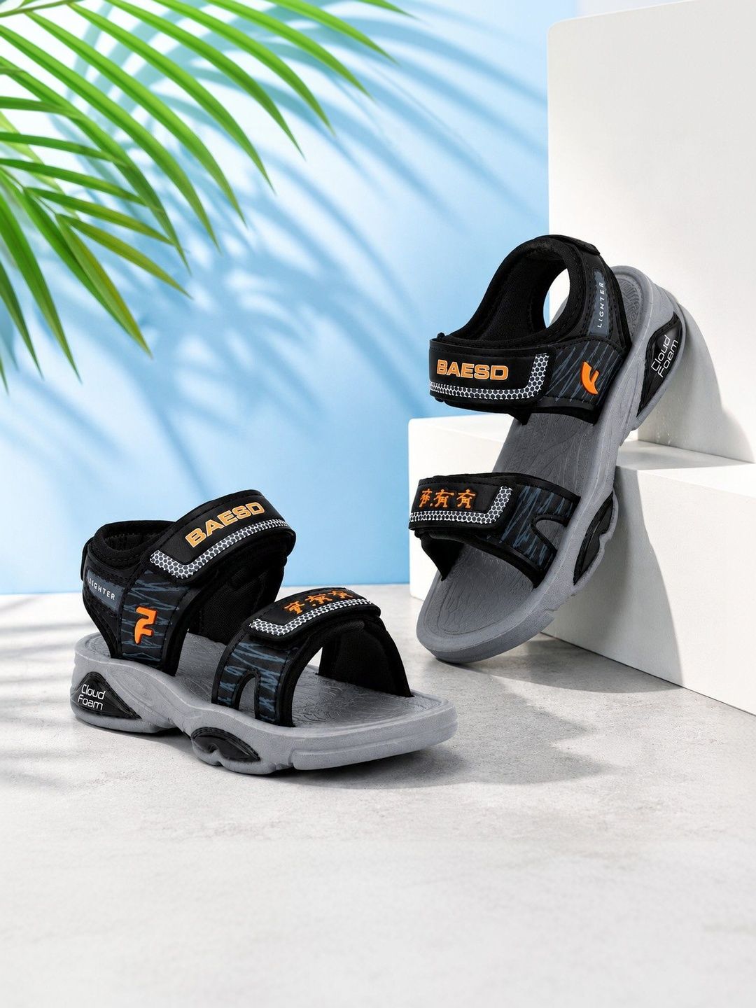 BAESD Unisex Kids PU Sandals-image-19