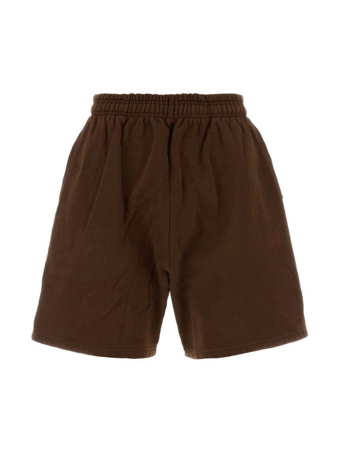 Dark Brown Solid Shorts-image-45