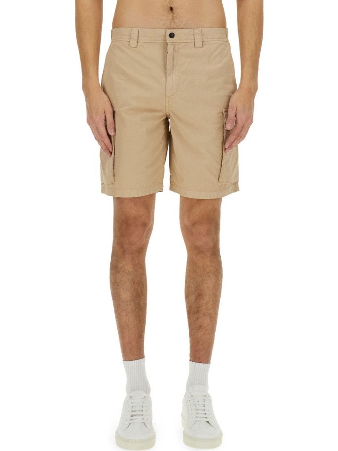 woolrich Beige Solid Shorts-picture-20