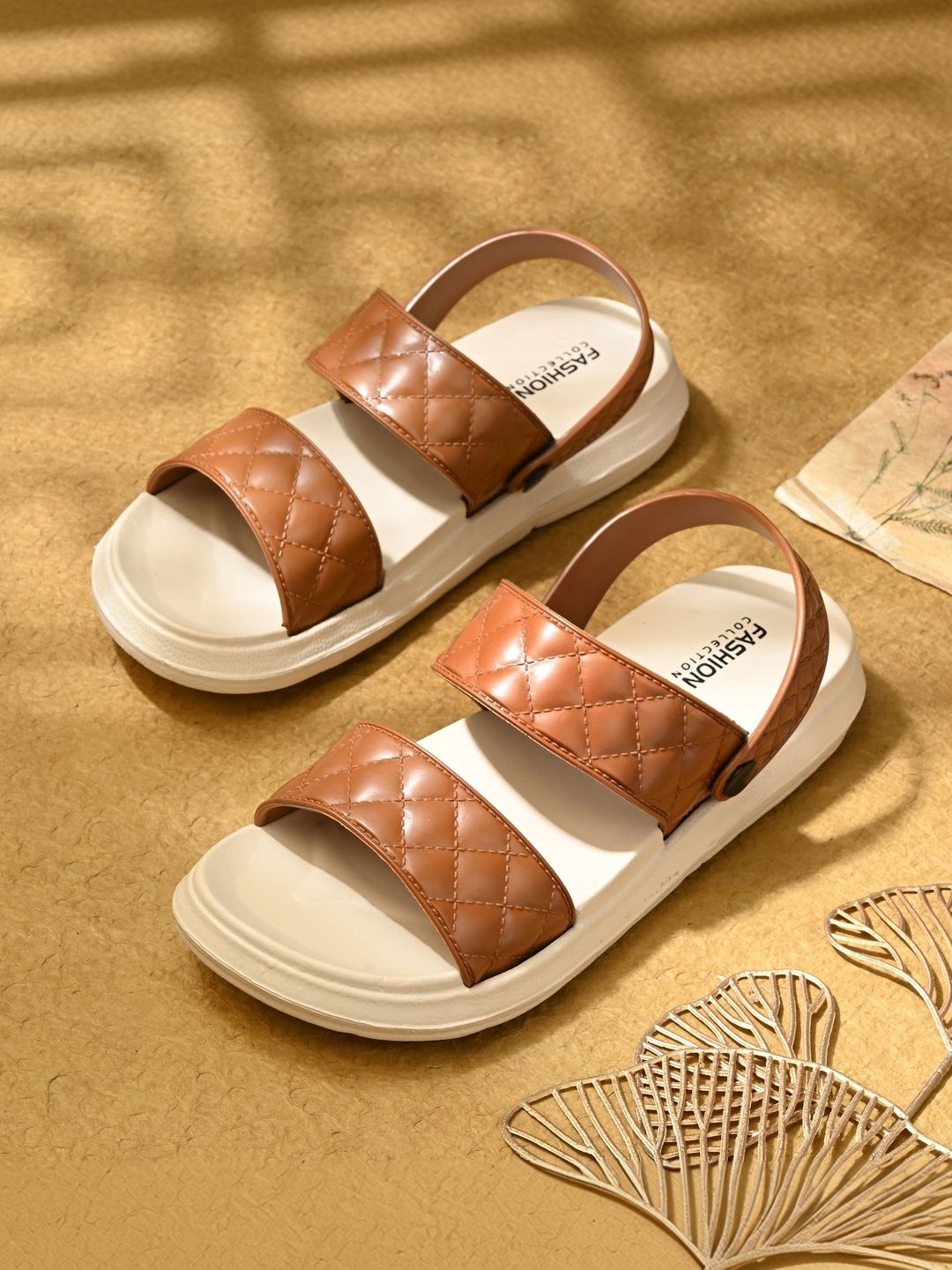 glitchez Textured Flatform Sandals-picture-13