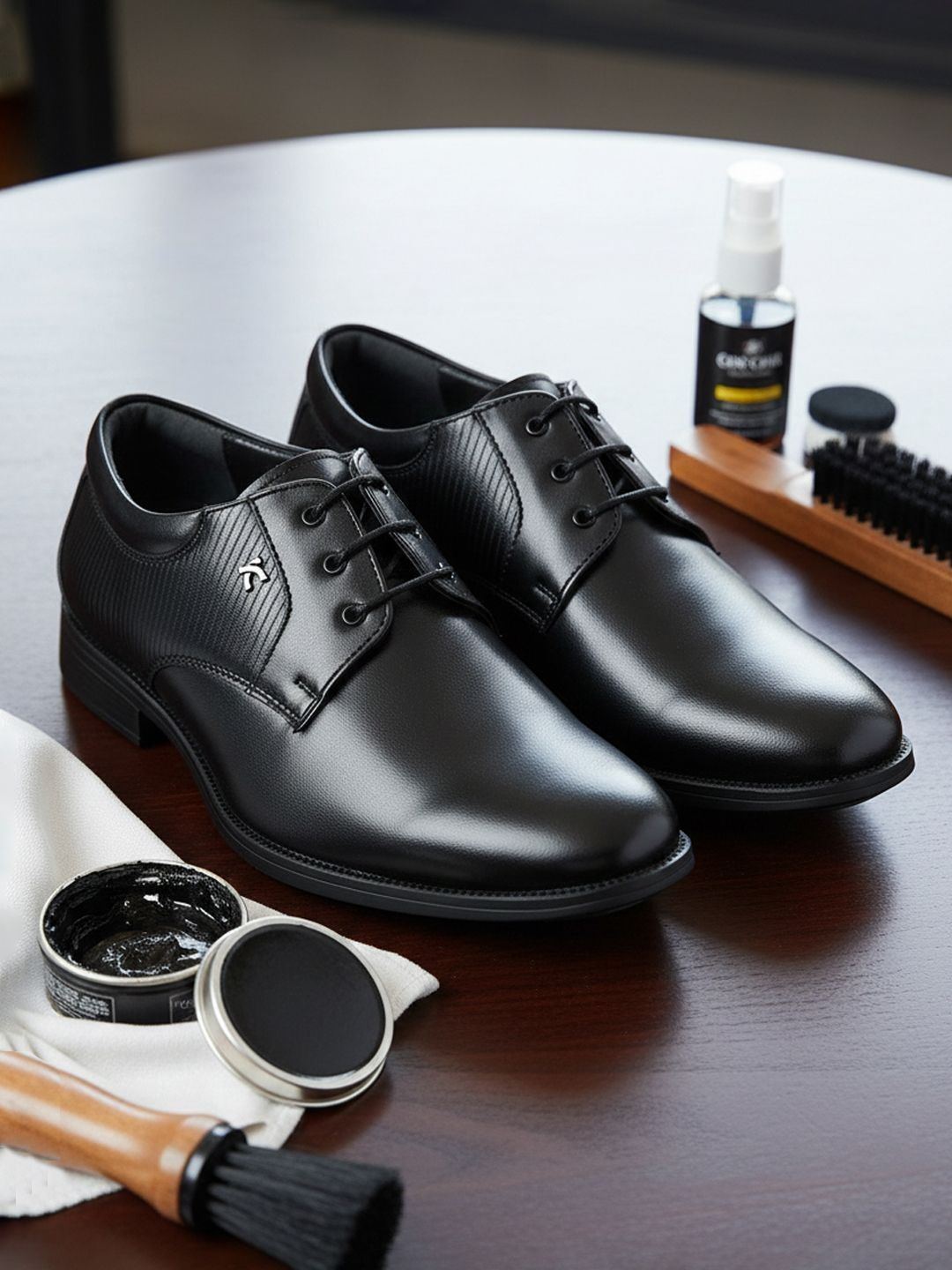 Khadims Men Leather Formal Derbys-image-45