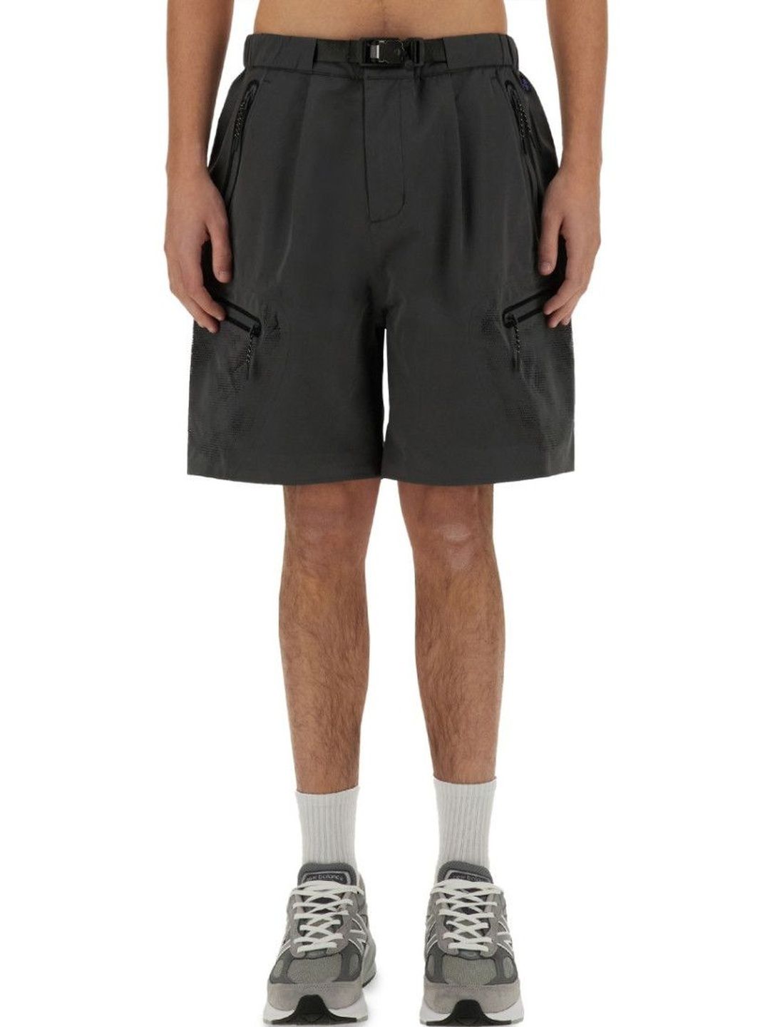 alpha industries Grey Laser Cut Shorts-picture-27