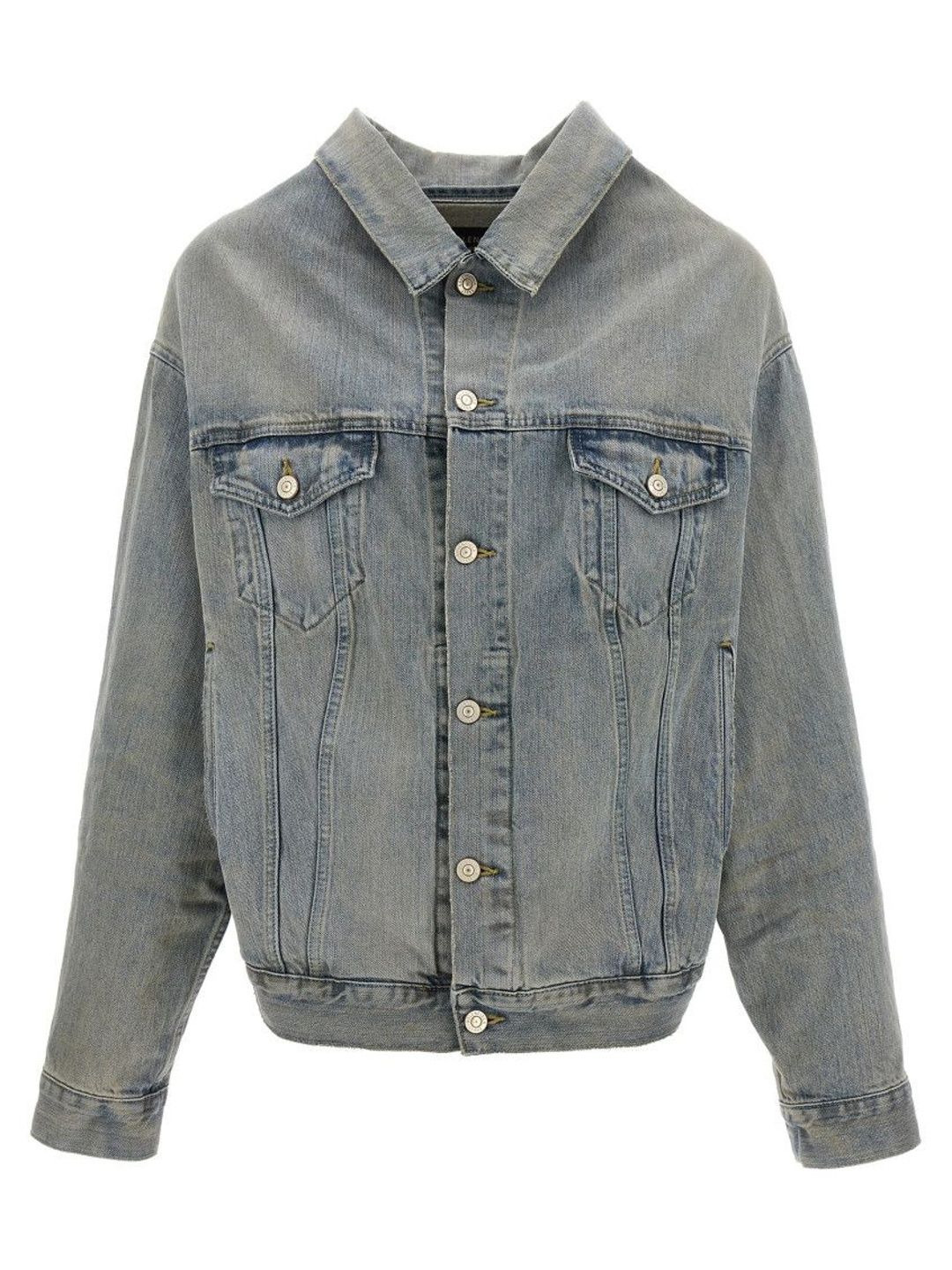 Balenciaga Navy Blue Jacket with logo-picture-30