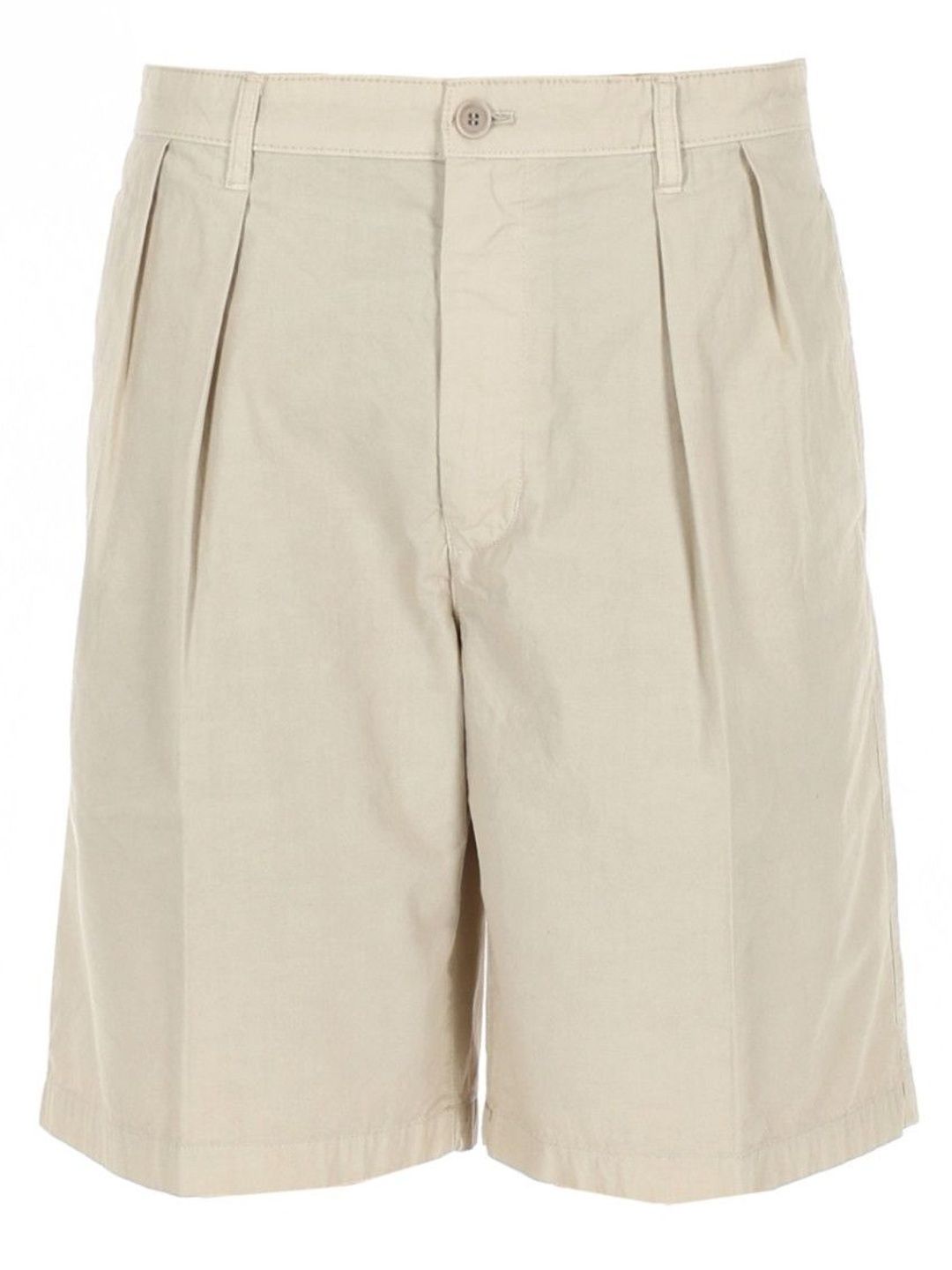 aspesi Beige Solid Shorts-picture-23