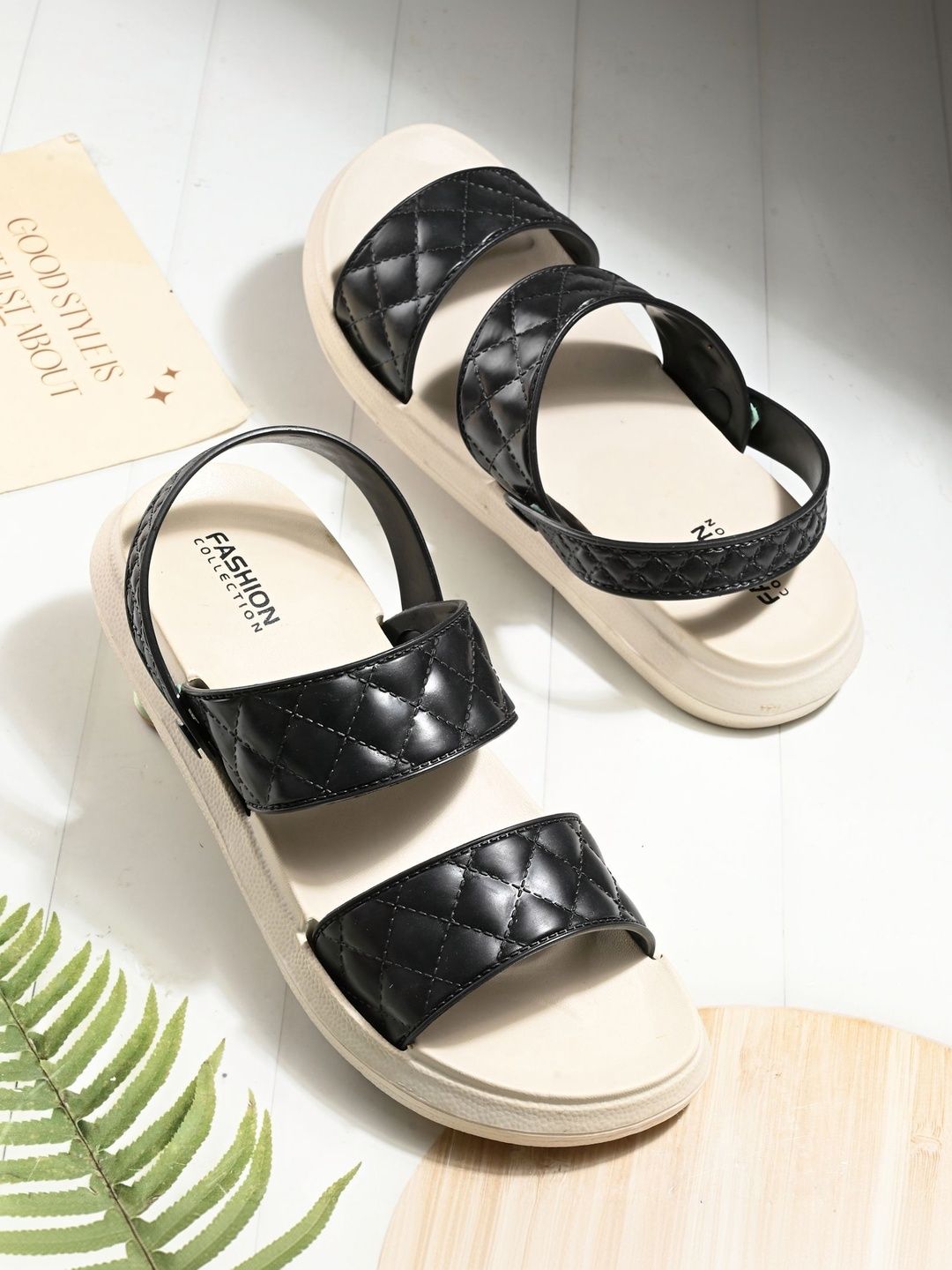 CORSICA Textured Flatform Sandals-picture-55