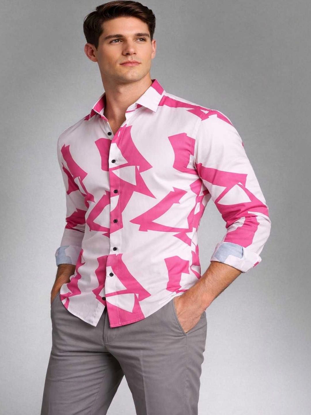 RADIANCE CREATION Men Comfort Printed Casual Shirt-image-46