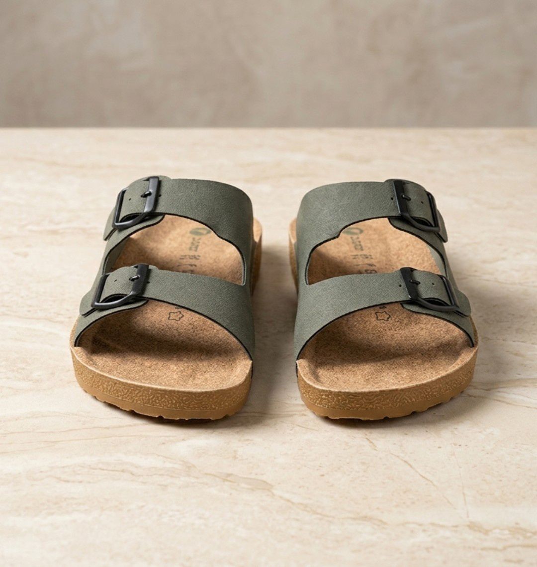 Aeroblu Men Open Toe Flats with Buckles-image-24