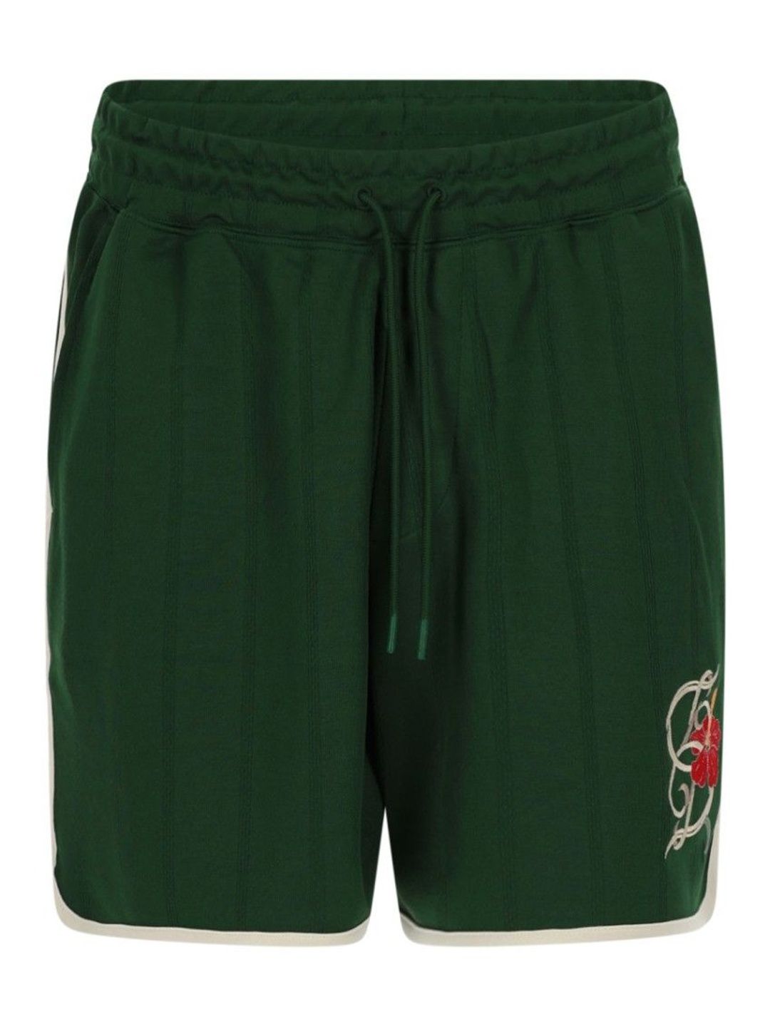 drole de monsieur Green Embroidered Shorts-picture-40