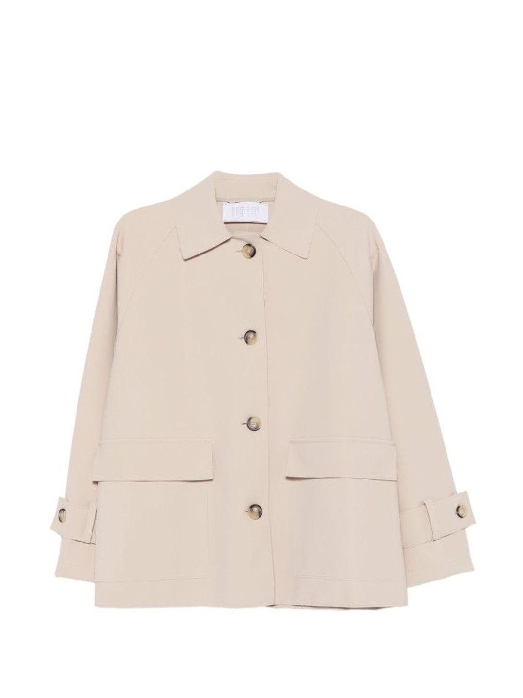 Harris Wharf London Beige Nylon Jacket-picture-12