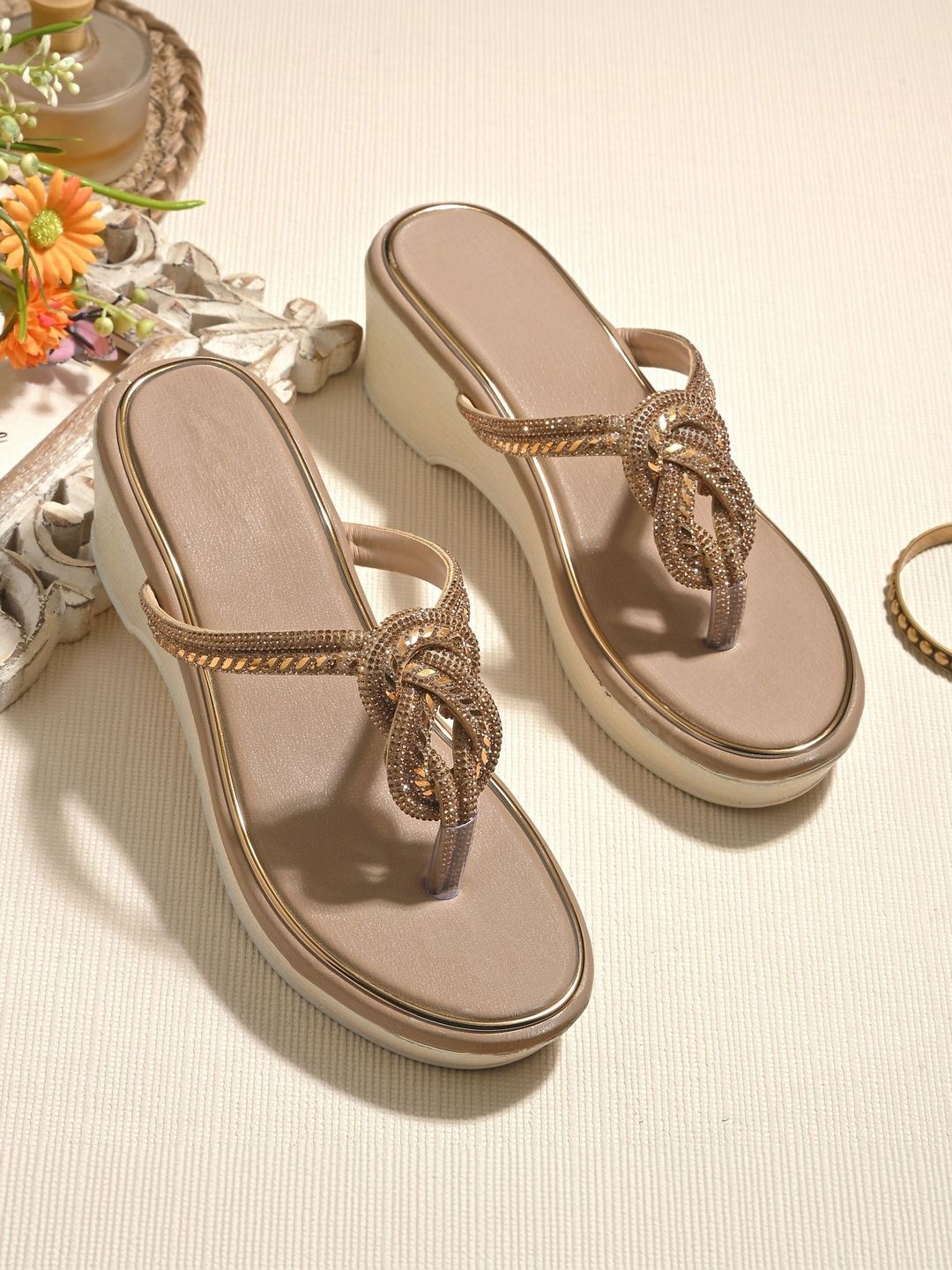 CORSICA Embellished Wedge Sandals-picture-23