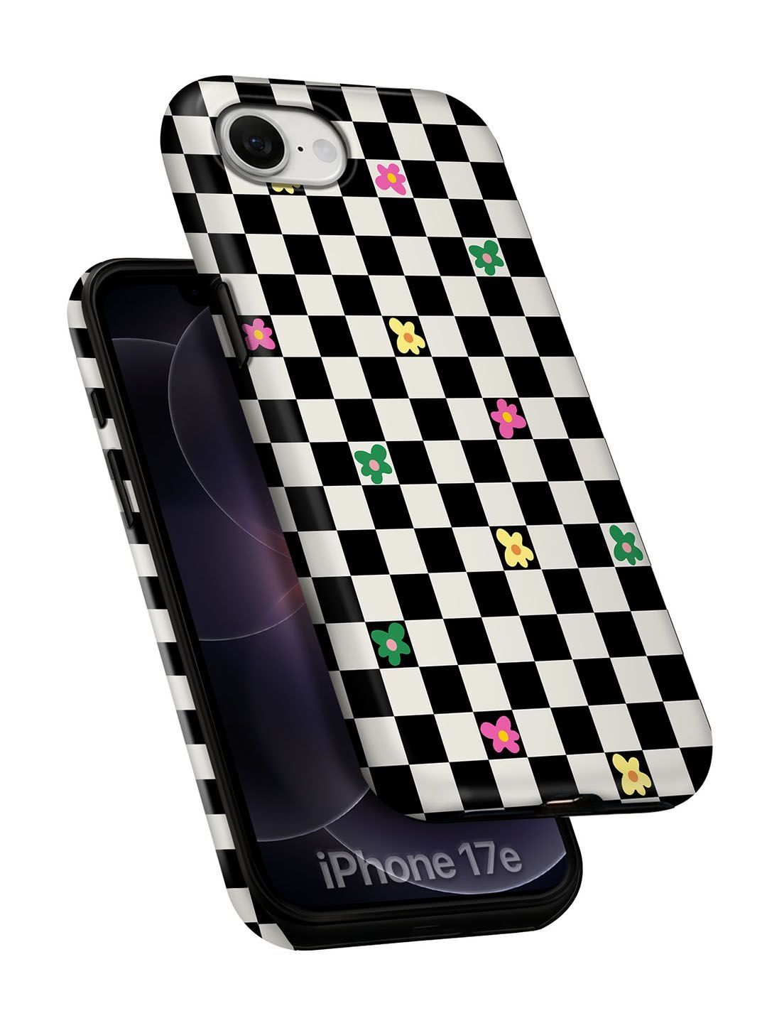 QRIOH Geometric Printed Apple iPhone 17e Back Case Mobile Accessories-picture-39