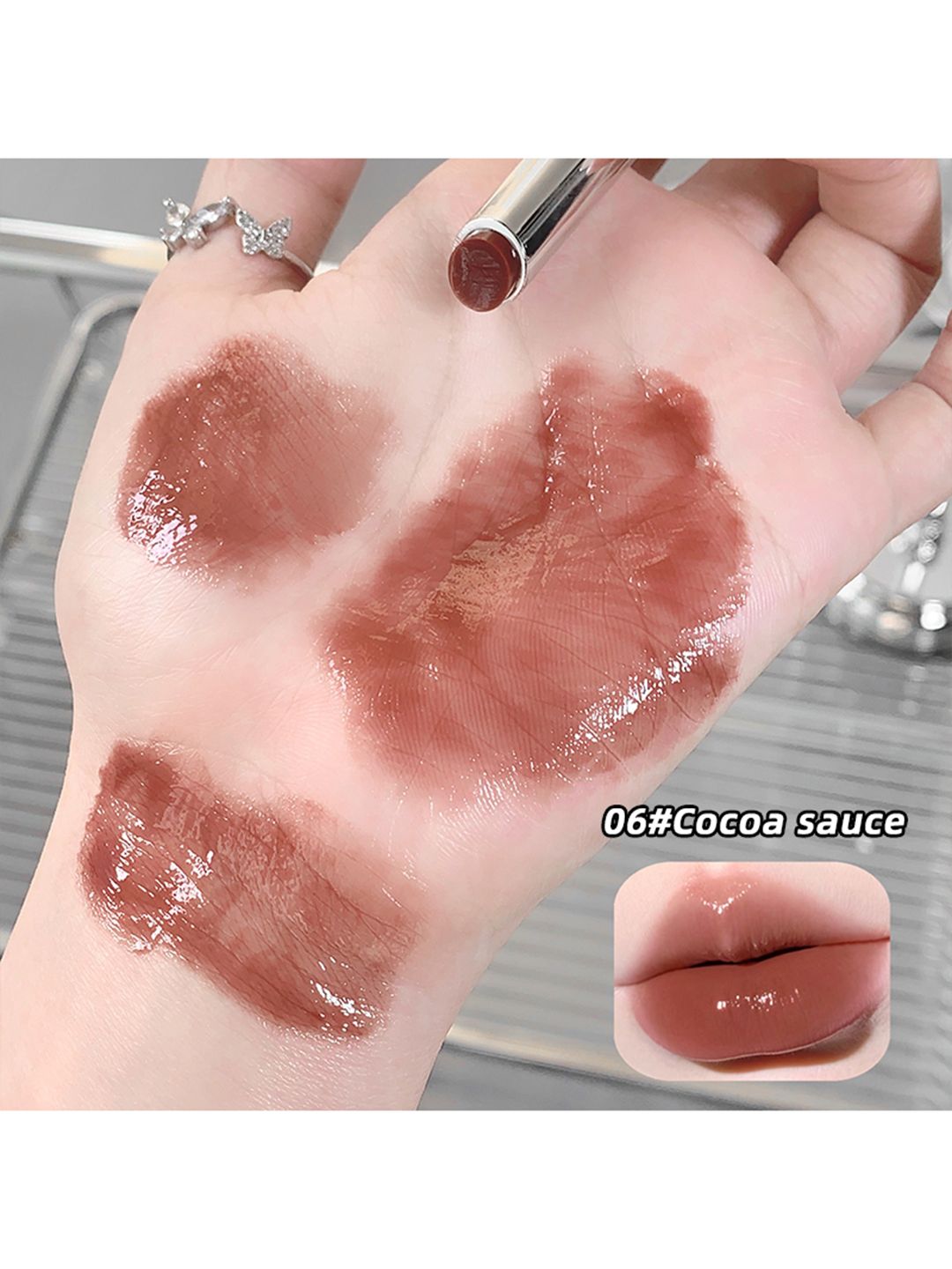 Gege Bear Moisturizing Lip Gloss - 2 ml - Cocoa Sauce 06-image-25