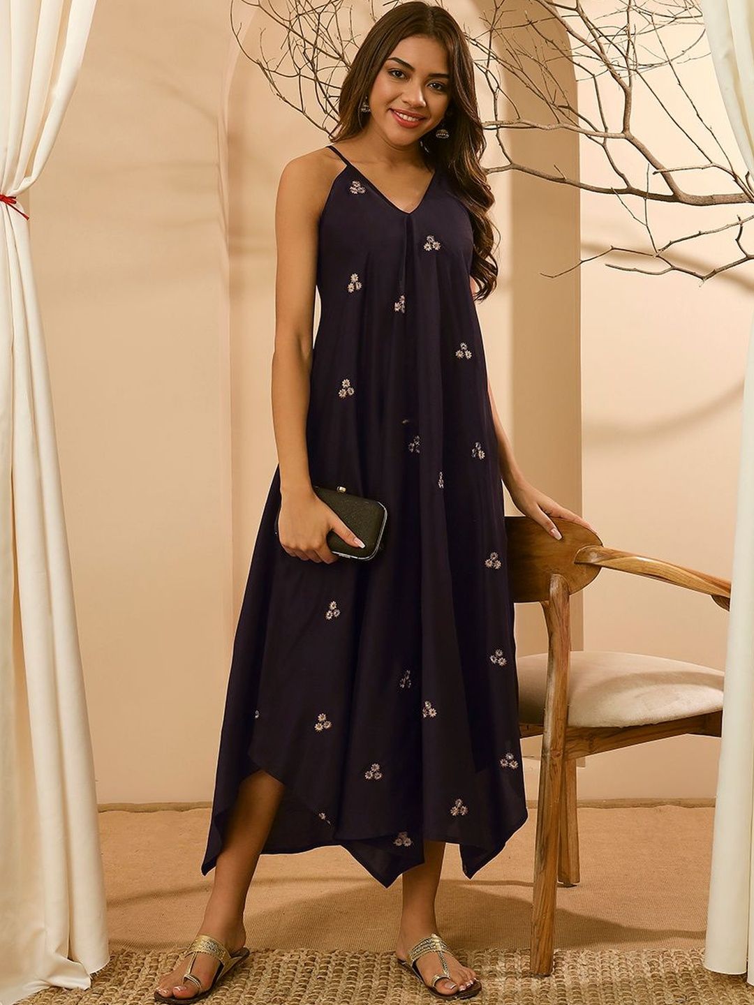 Anouk Printed V Neck Jumsuits-picture-28