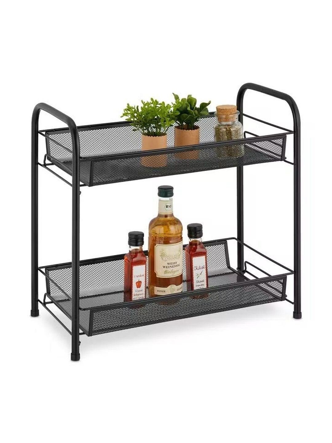 ProGrade Black Set of 1 Portable Racks Organisers-picture-34
