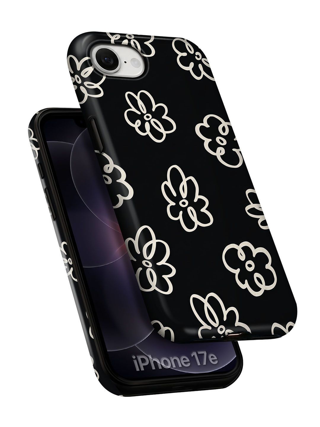 QRIOH Floral Printed Apple iPhone 17e Back Case Mobile Accessories-picture-14