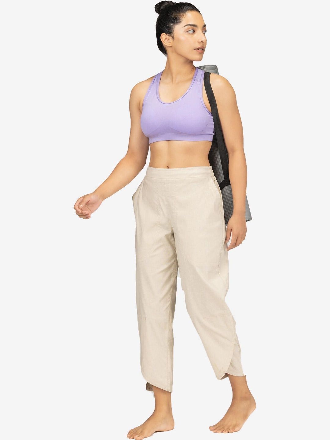 Decathlon Women Regular Fit Training Track Pants-picture-30