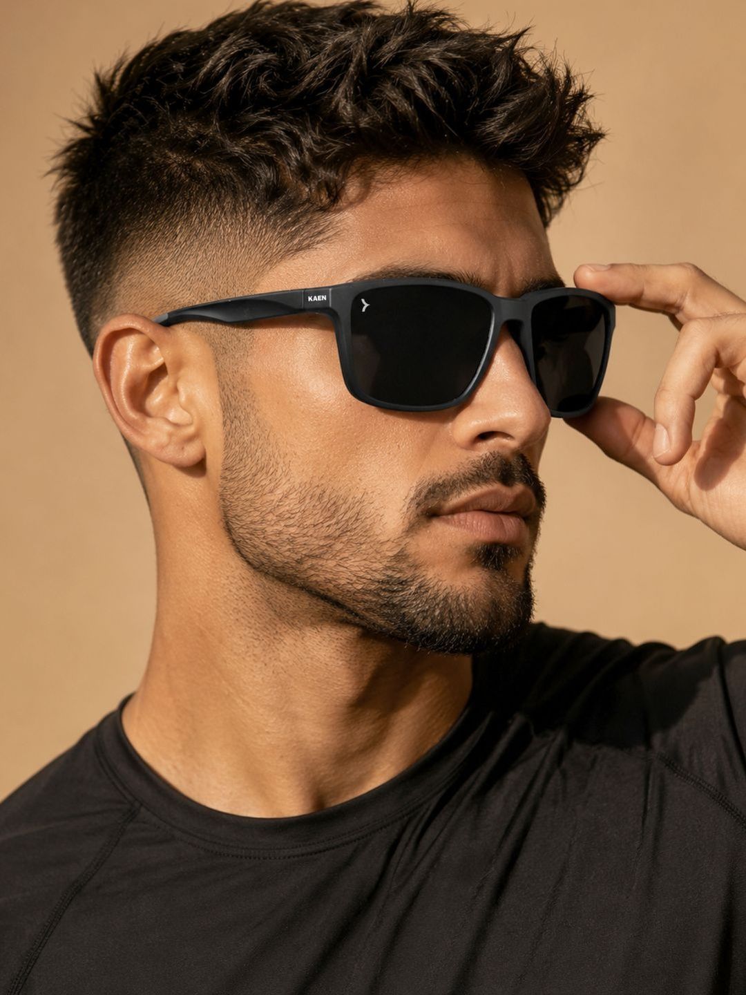 OKNO Unisex Black Lens & Black Rectangle Sunglasses with-picture-56
