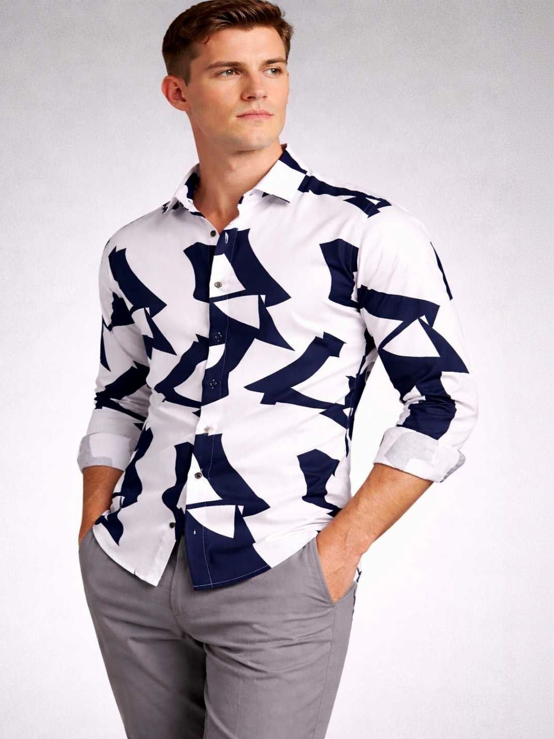 RADIANCE CREATION Men Comfort Printed Casual Shirt-image-47