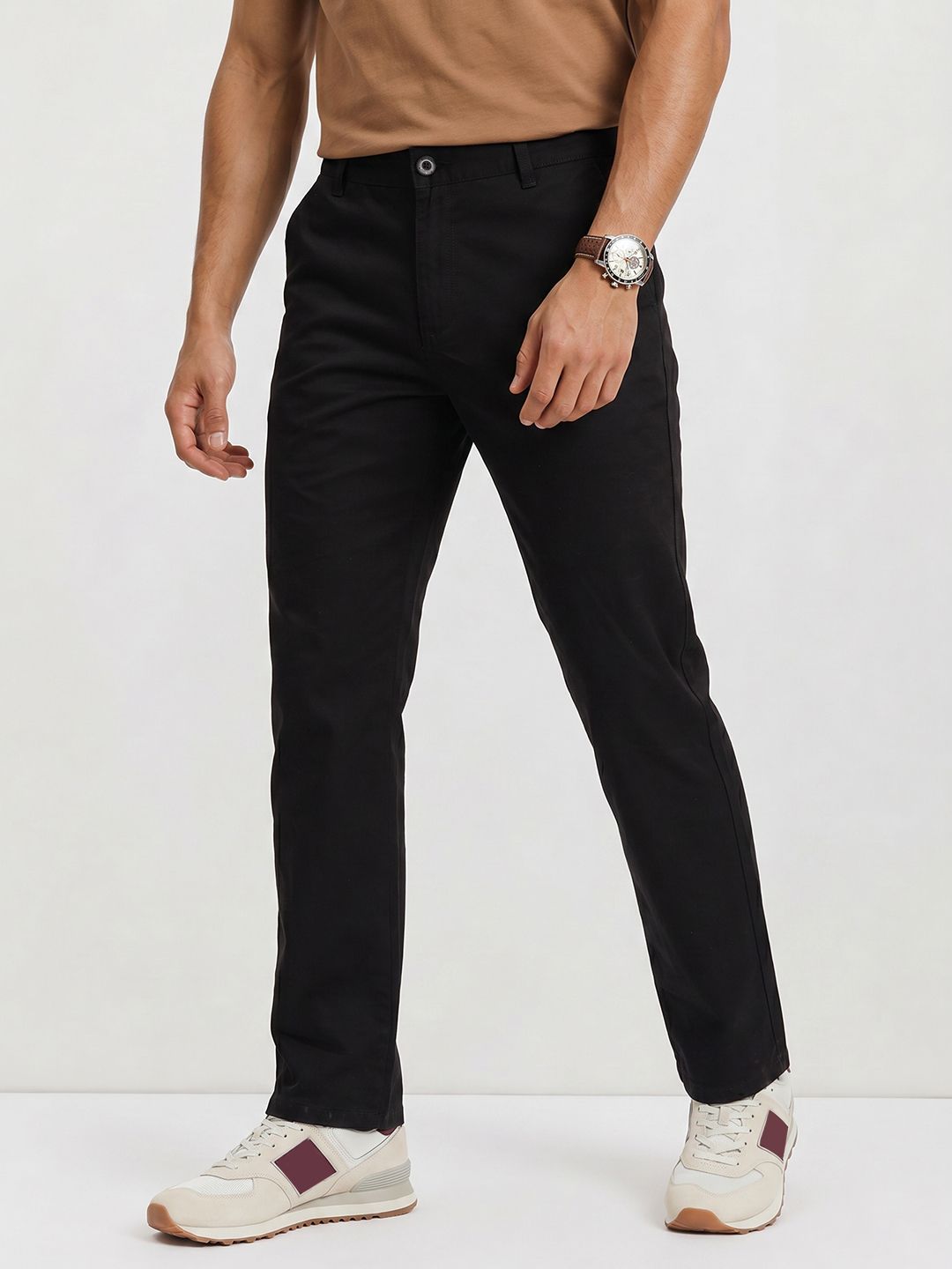 The Roadster Life Co. Men Pure Cotton Chinos Trousers-picture-52