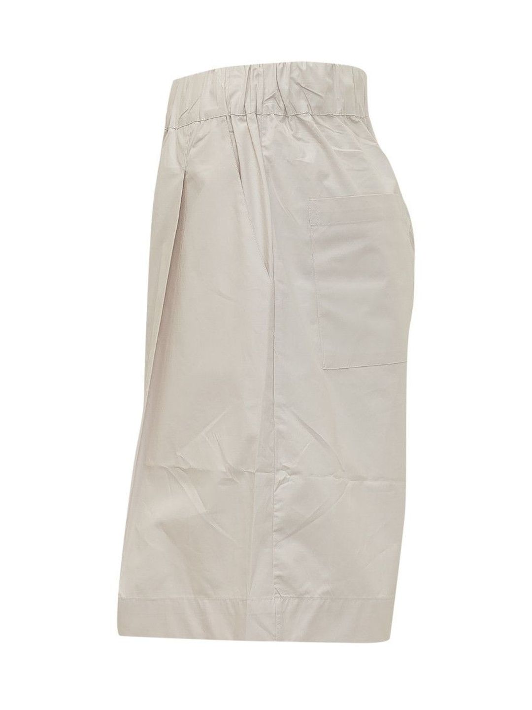 Grey Solid Shorts-image-41