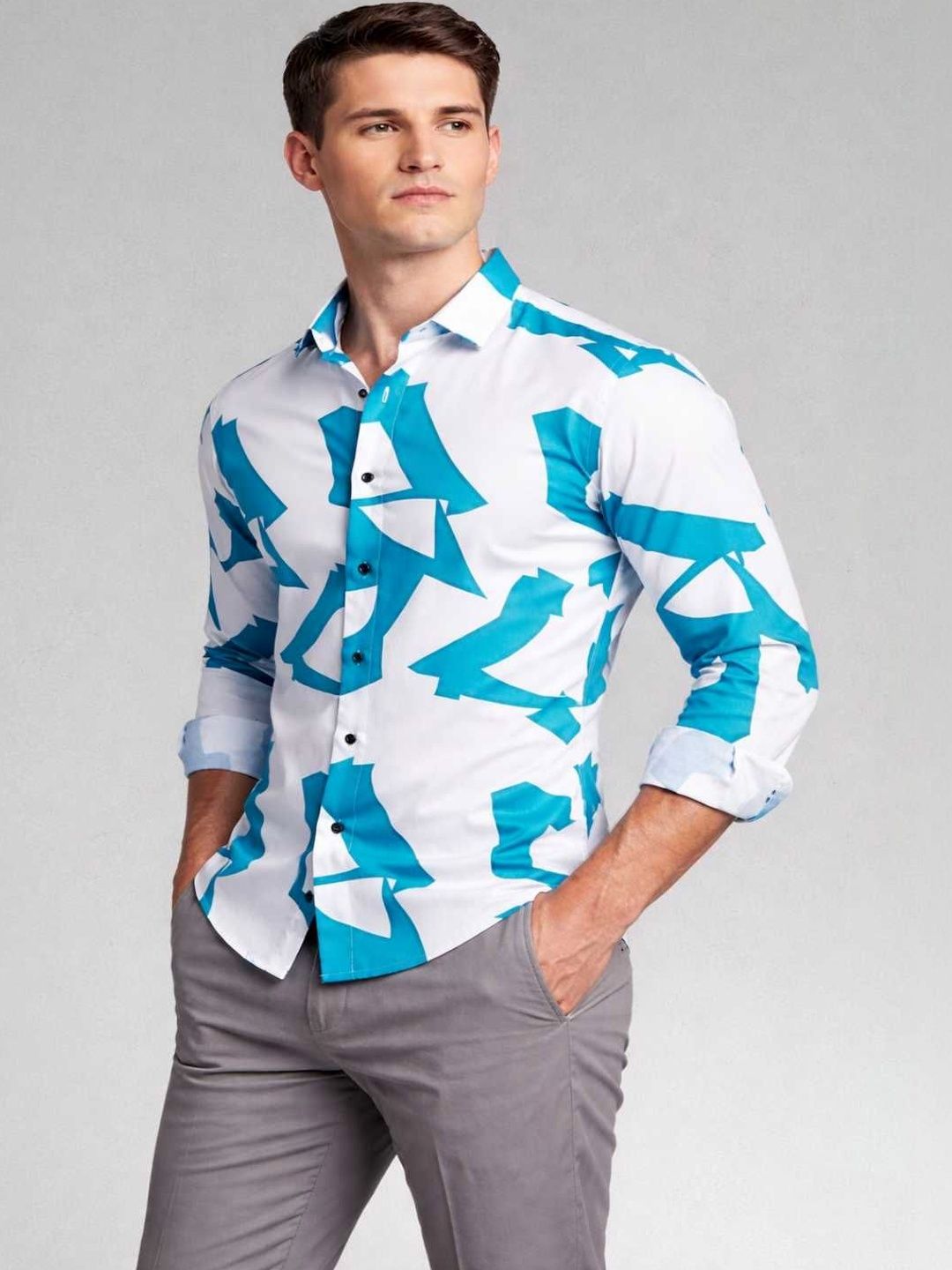 RADIANCE CREATION Men Comfort Printed Casual Shirt-picture-10
