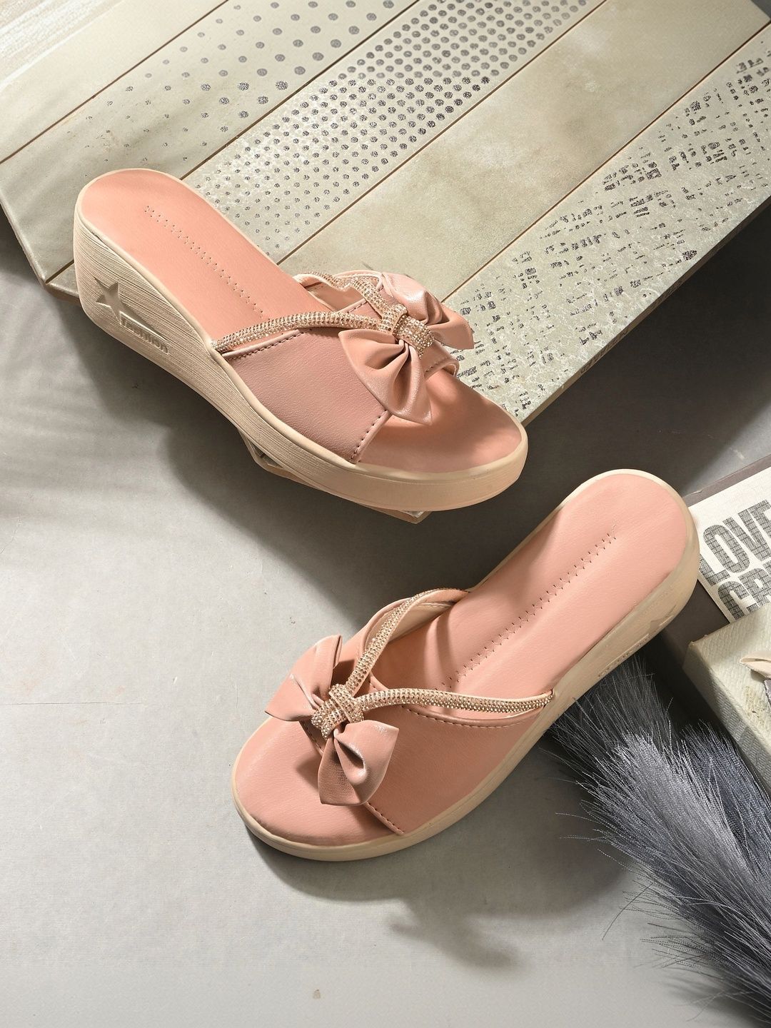 CORSICA Wedge Sandals with Bows-image-7