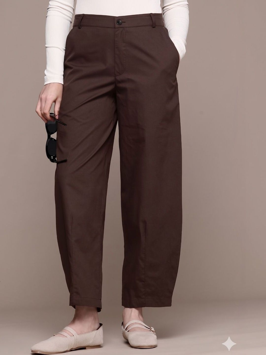 Popnetic Women Relaxed High-Rise Trousers-picture-39