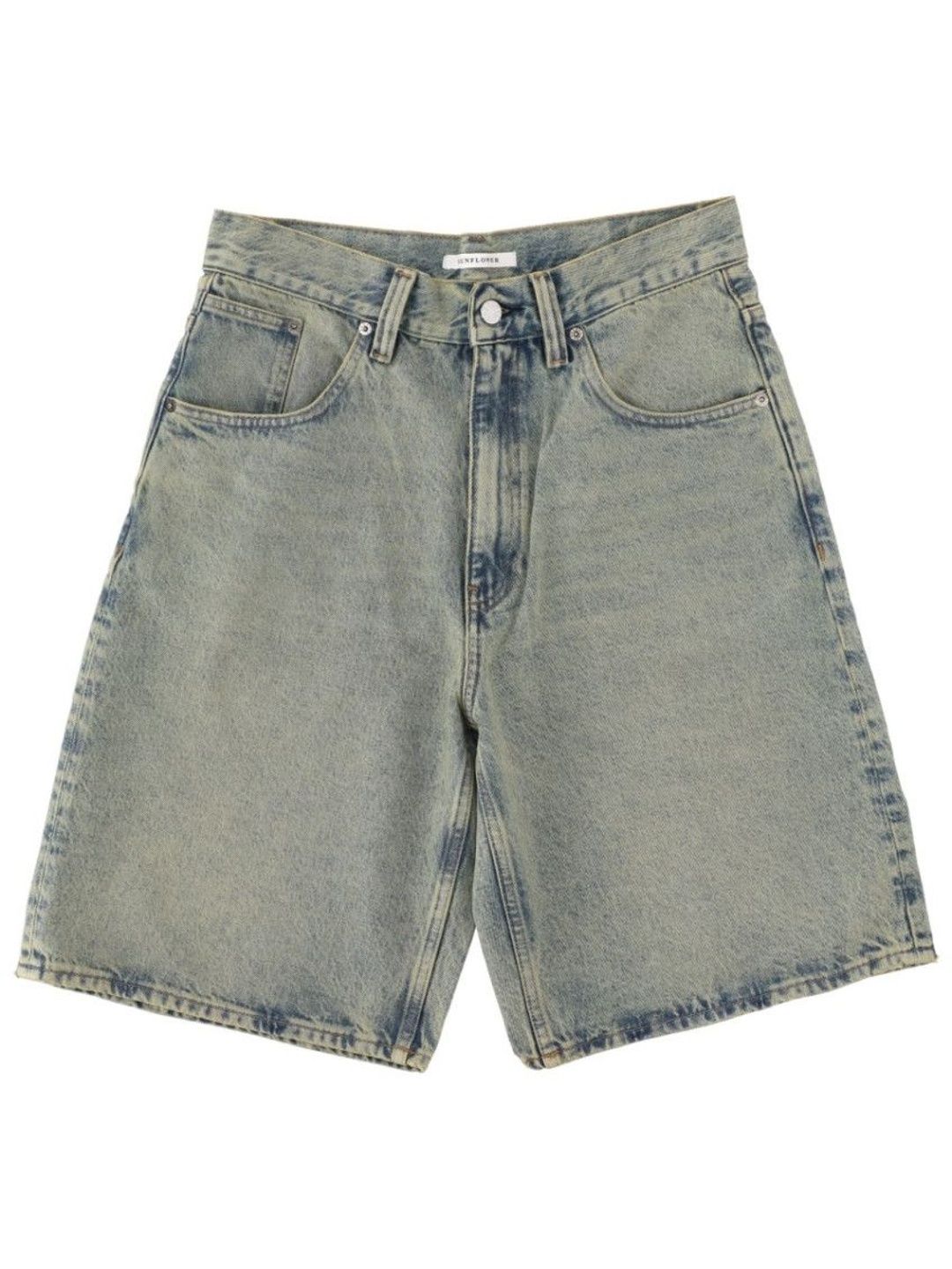 Sunflower Denim Solid Shorts-image-31