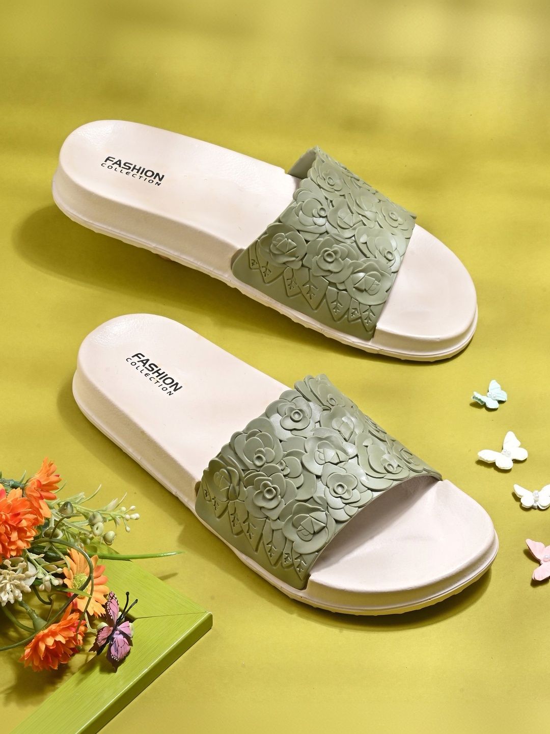 glitchez Textured Comfort Sandals-image-6
