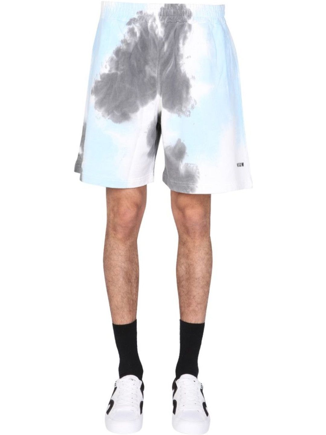 msgm White Tie-Dye Shorts-picture-29