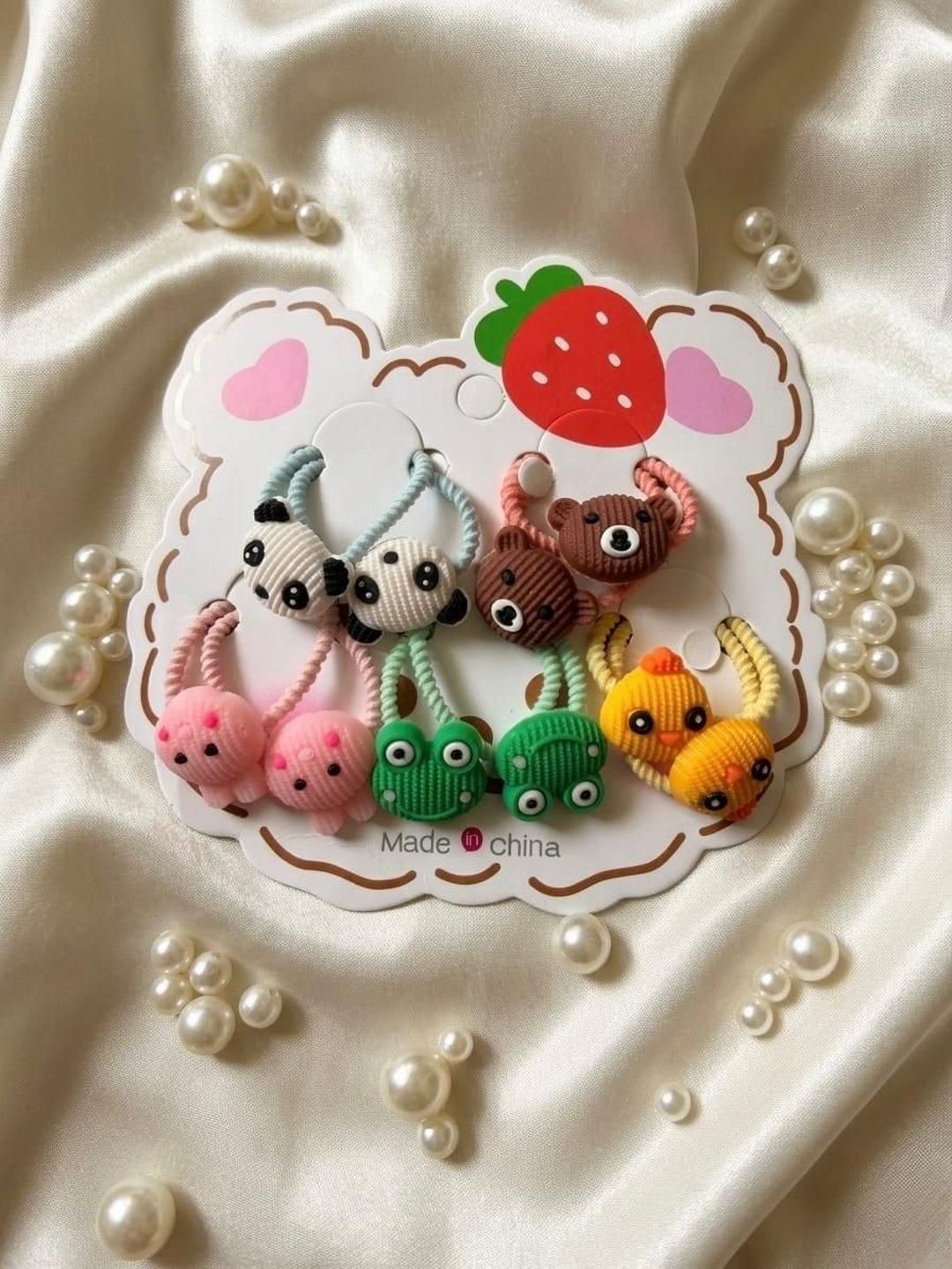 Radhya Accessories Girls Embellished Ponytail Holders-picture-32