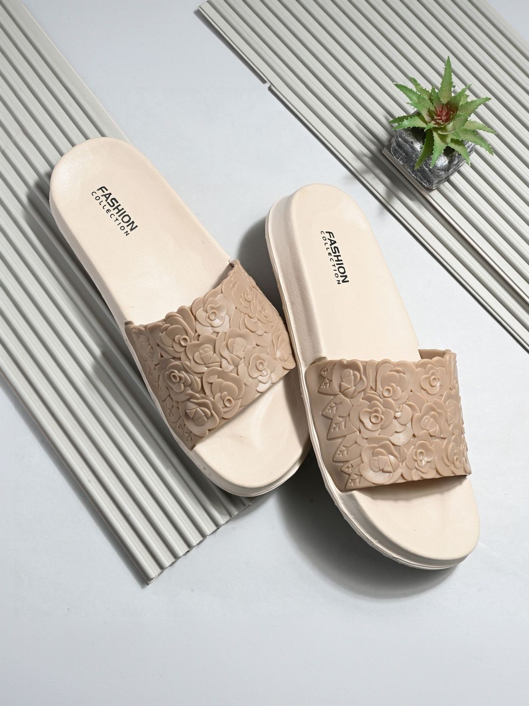 glitchez Textured Flatform Sandals-picture-10