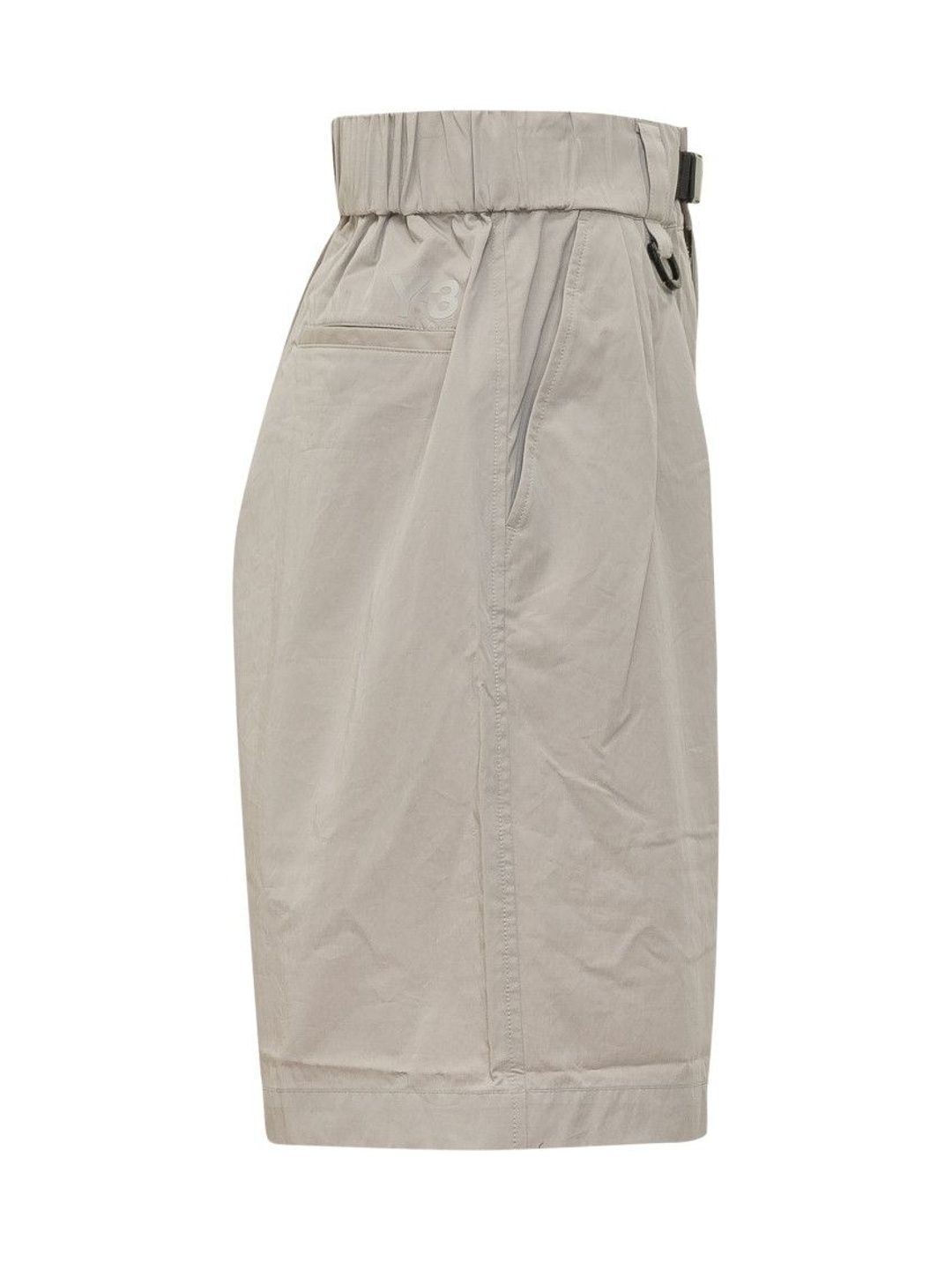 y-3 Taupe Solid Shorts-picture-30
