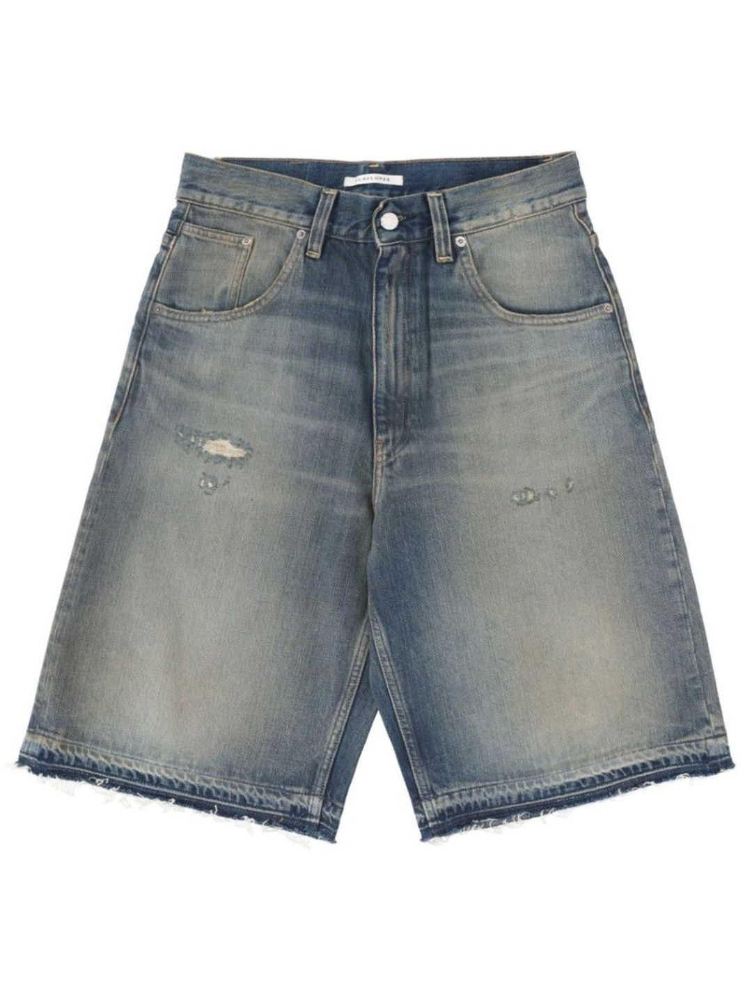 Sunflower Denim Distressed Shorts-image-0