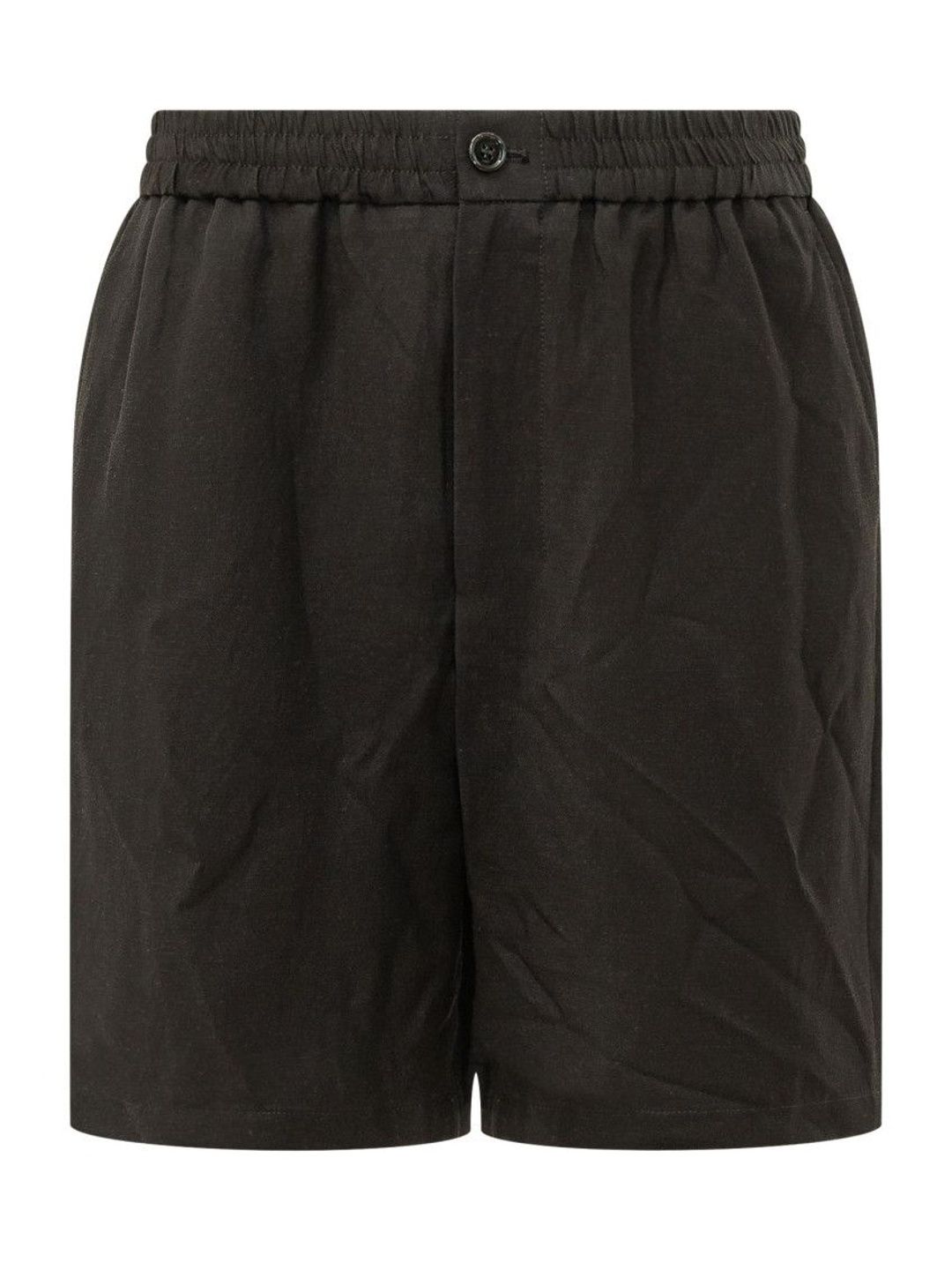Black Solid Shorts-image-21