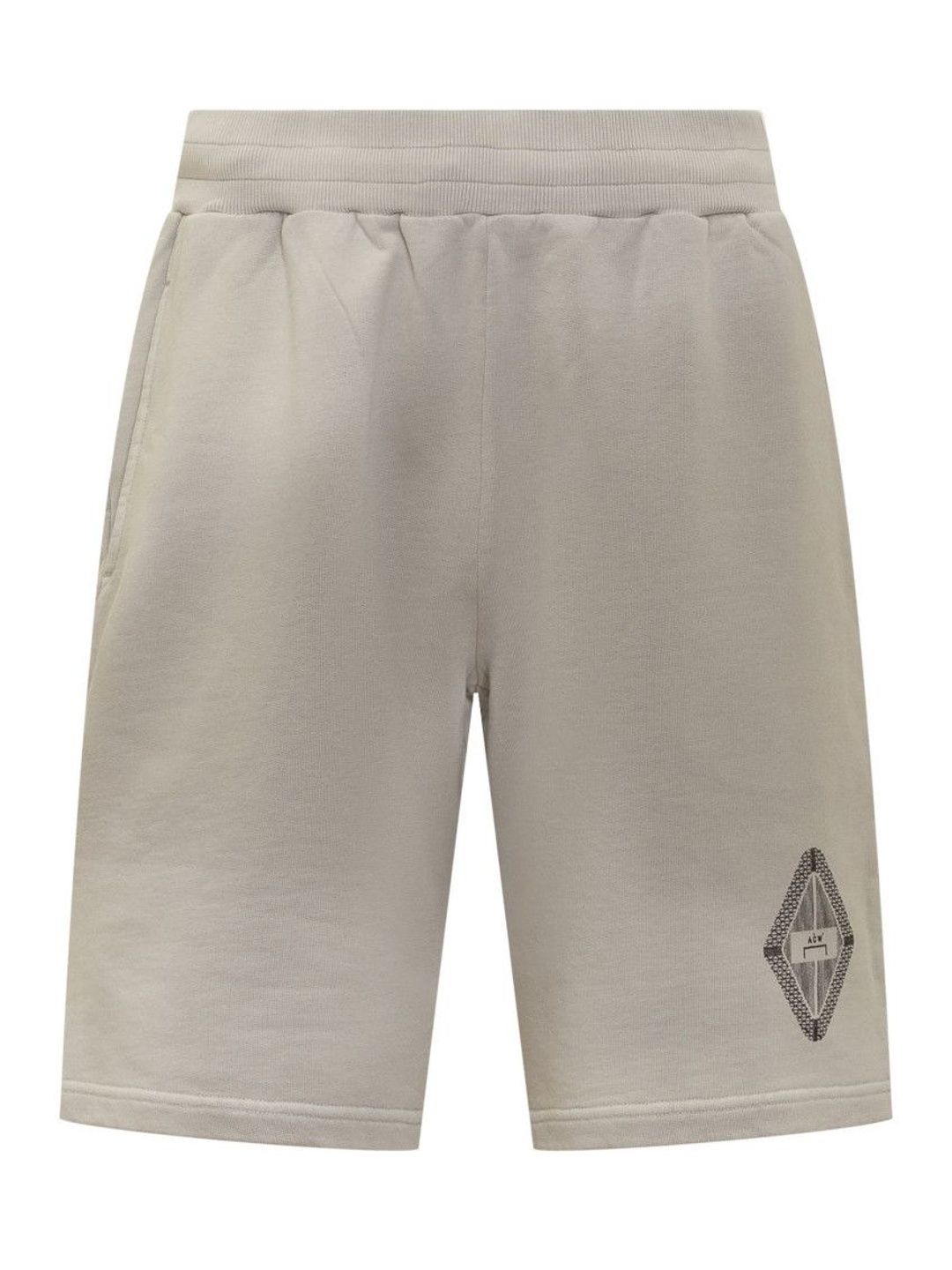 Grey Solid Shorts-image-46