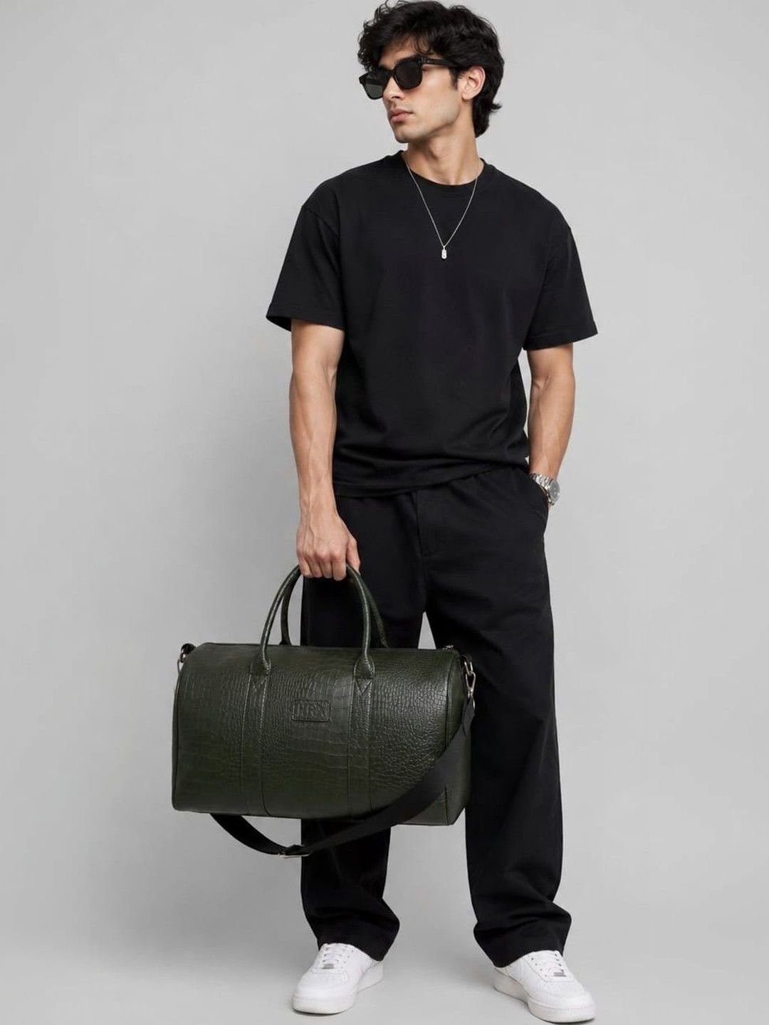 HRX by Hrithik Roshan Textured Medium Casual Duffel Bag-picture-48
