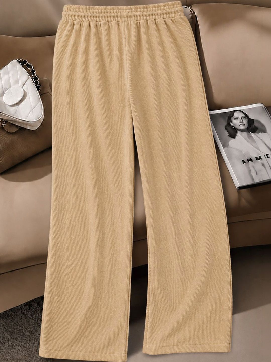 SZN Men Relaxed High-Rise Easy Wash Trousers-picture-54