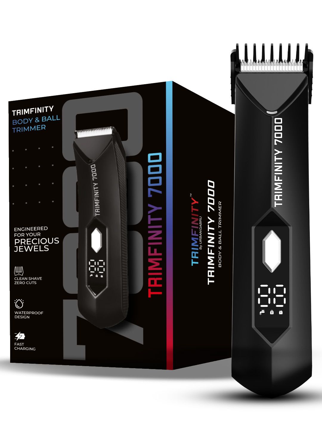 TRIMFINITY 7000 Body & Ball Trimmer With Ceramic Blades - Black-image-10