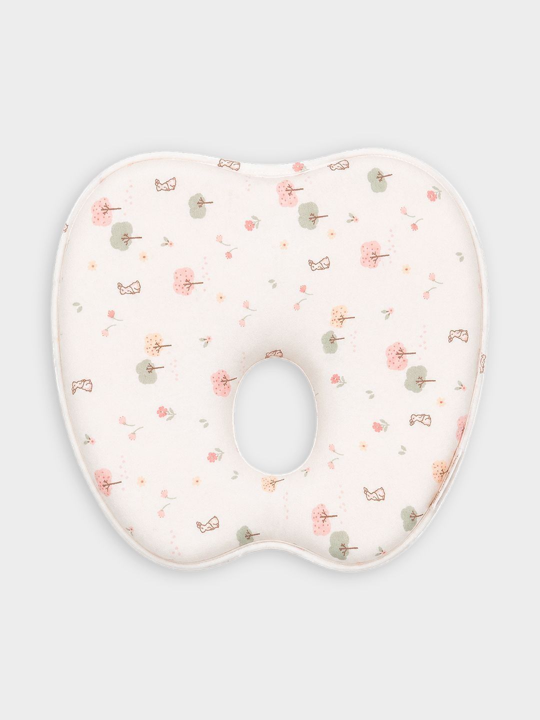 MiArcus Cream-Coloured Memory Foam Filled Cotton Baby Pillow-picture-11